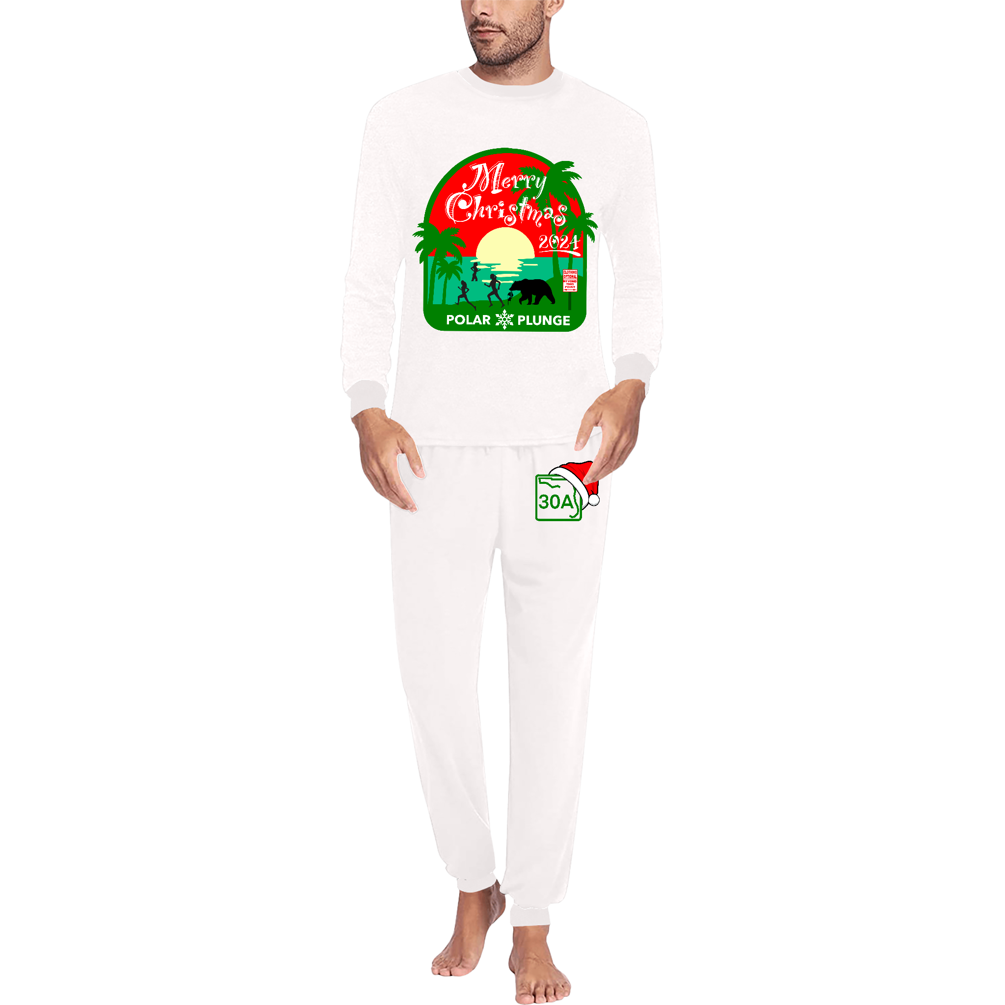 30A Polar Plunge 2024 - Pajama Set (AOP) 30A Polar Plunge 2024 - Pajama Set (AOP)