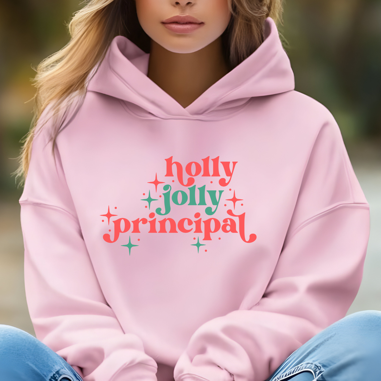 🌟 Holly Jolly Principal Hoodie