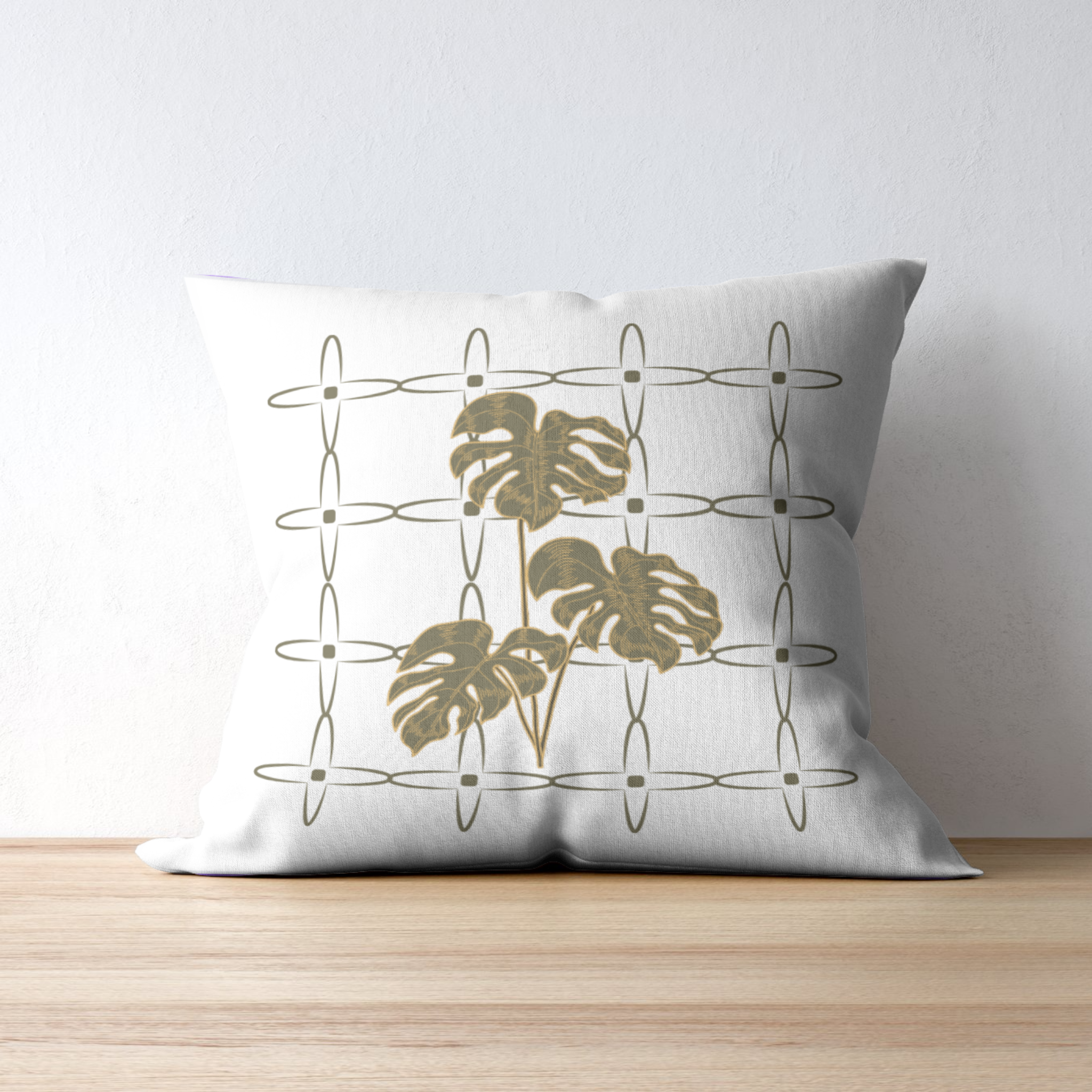 Botanical Pillow in green color product thumbnail image Botanical Pillow in green color product thumbnail image