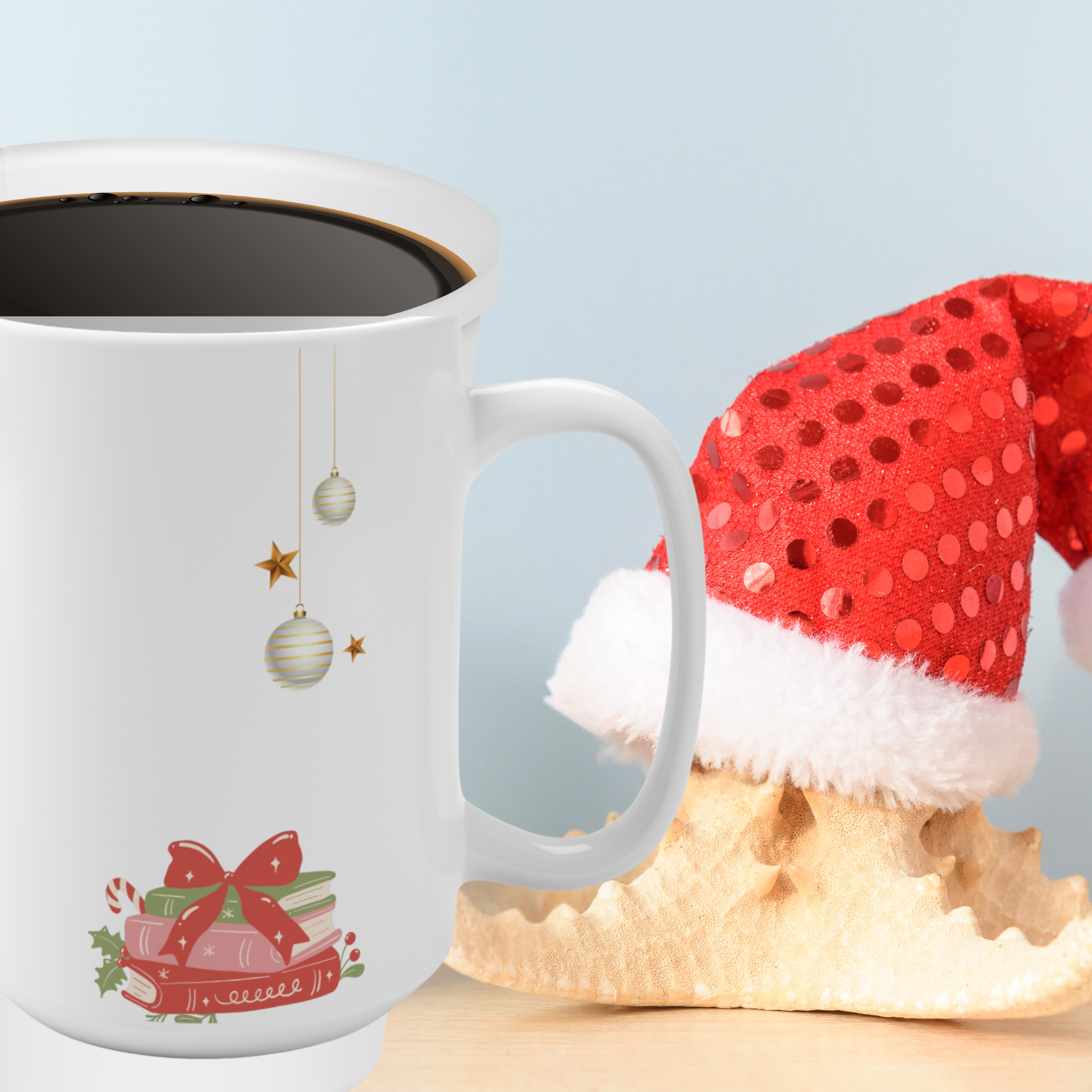 Personalized Teacher Christmas Mug 15oz product thumbnail image Personalized Teacher Christmas Mug 15oz product thumbnail image