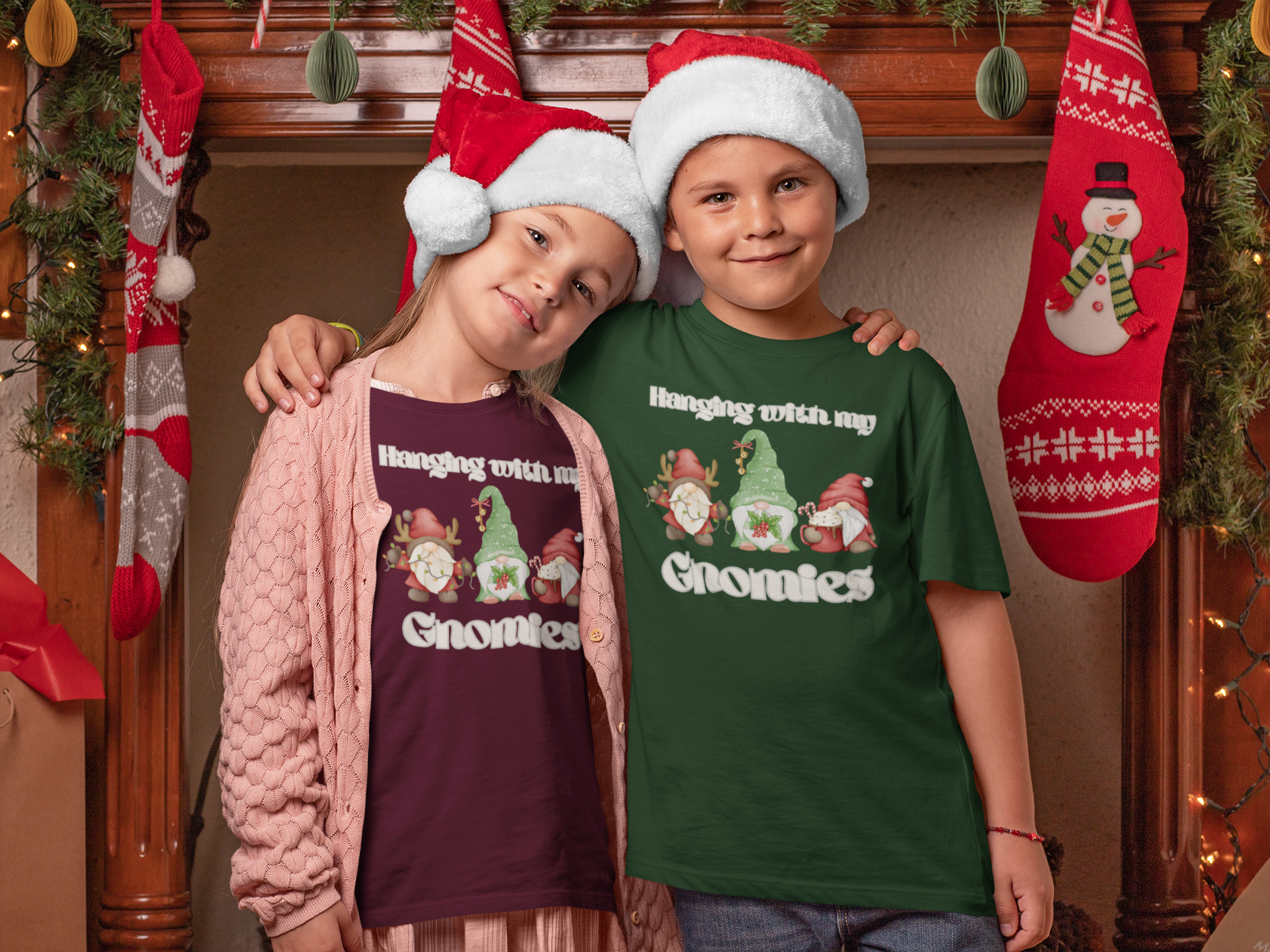 Kids 'Hanging with my Gnomies' Unisex Tee product thumbnail image Kids 'Hanging with my Gnomies' Unisex Tee product thumbnail image