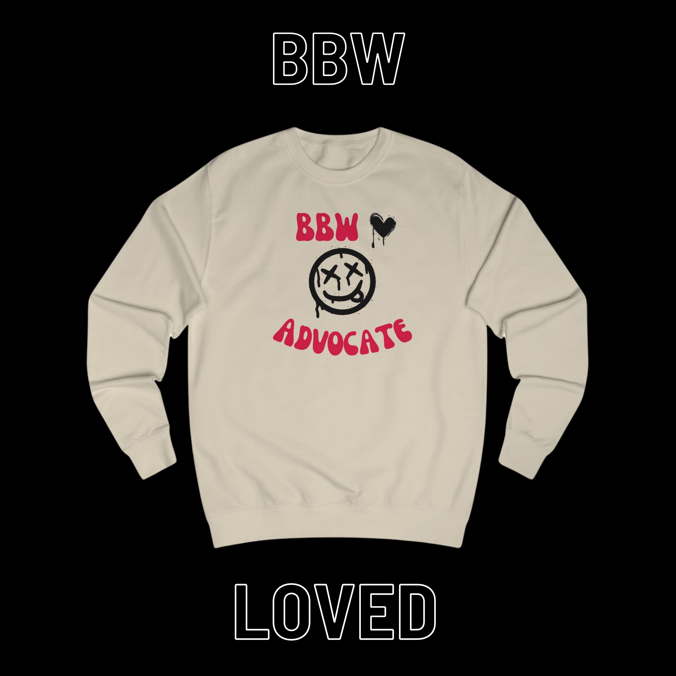 Advocate Smiley Unisex Sweatshirt product thumbnail image Advocate Smiley Unisex Sweatshirt product thumbnail image