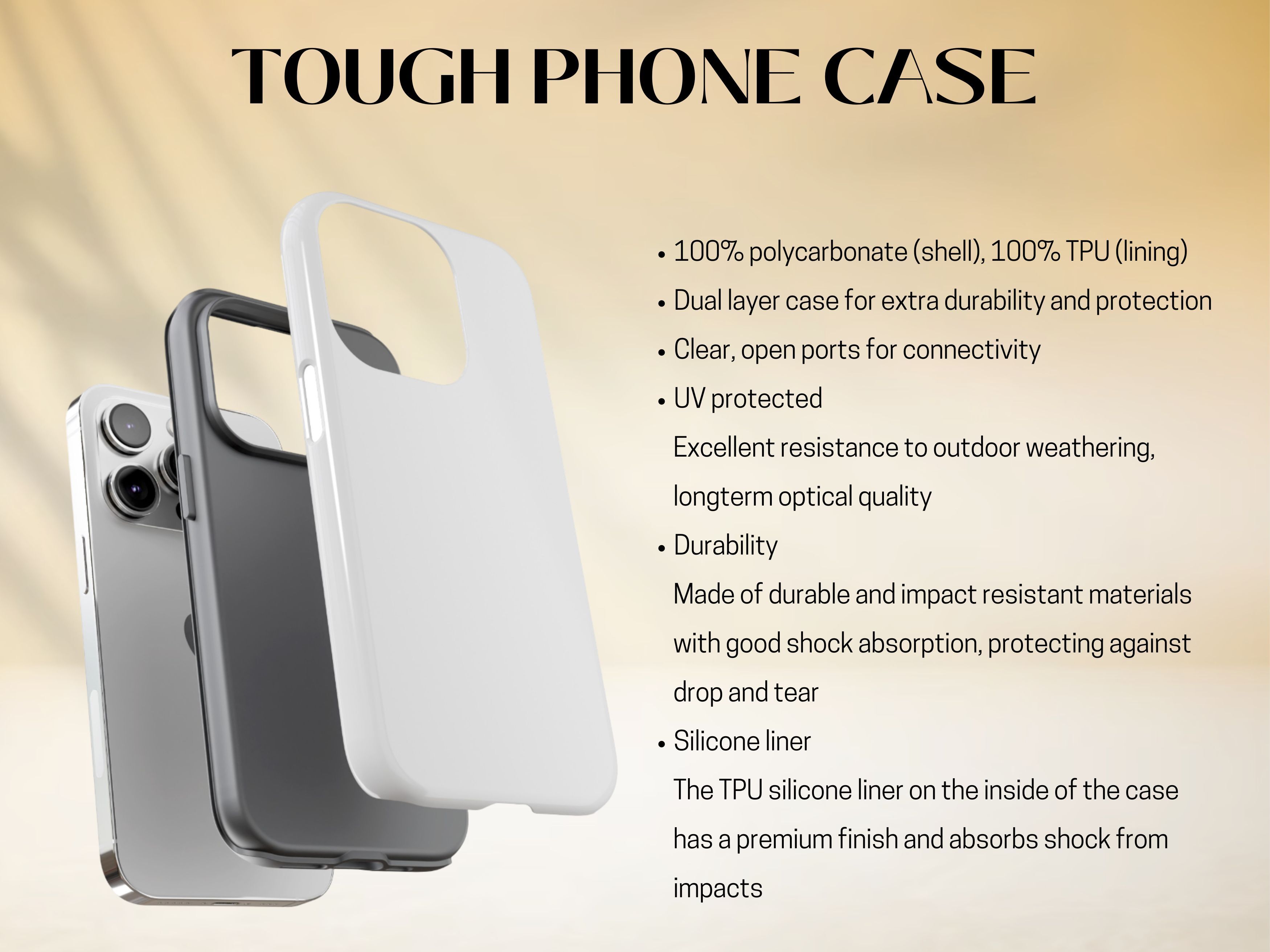 Wifey Floral Phone Case, Tough Cover, Durable Protective Case for iPhone 8, X, SE, 11, 12, 13, 14, 15, 16 Models product thumbnail image