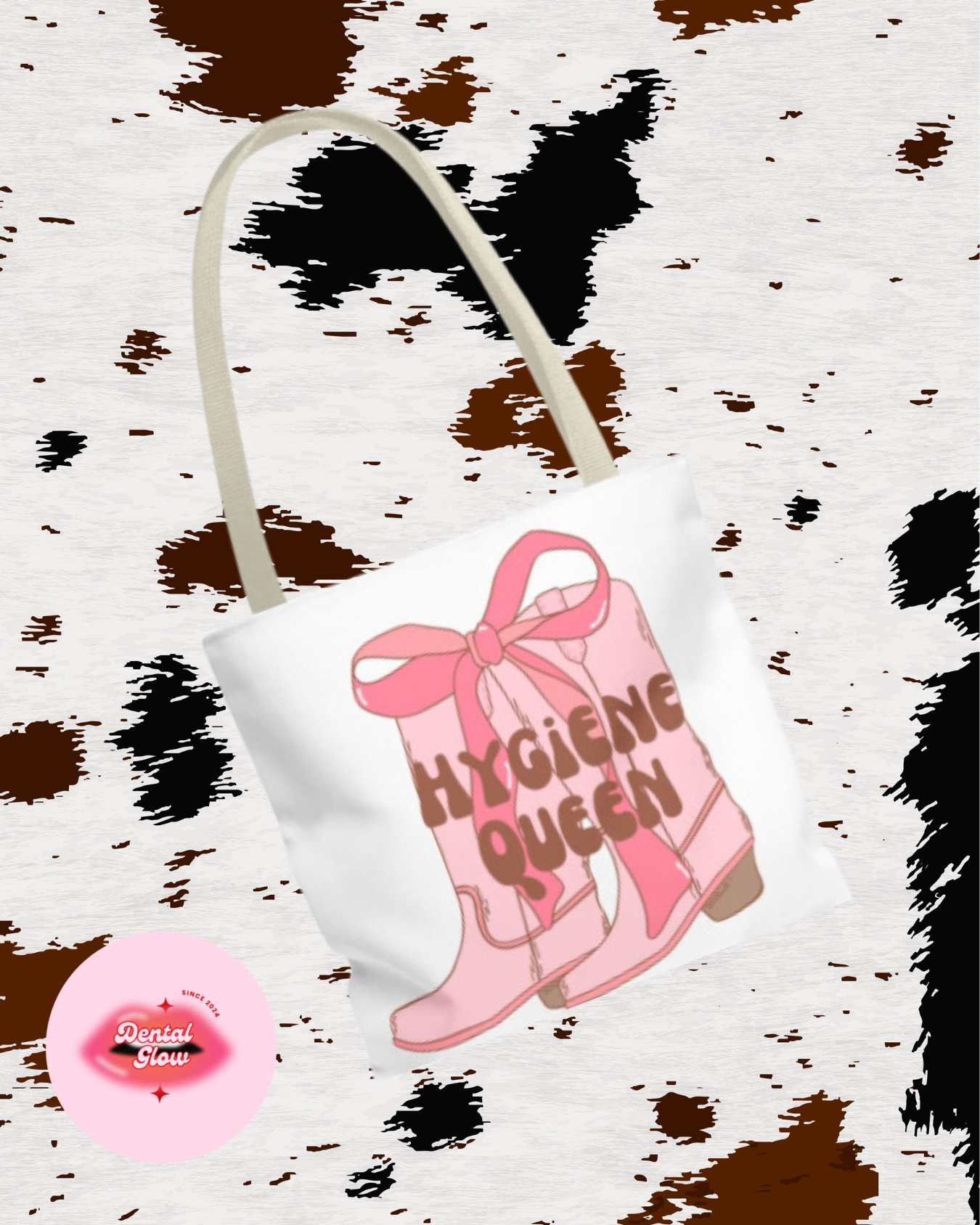 Hygiene Queen tote bag.  product thumbnail image