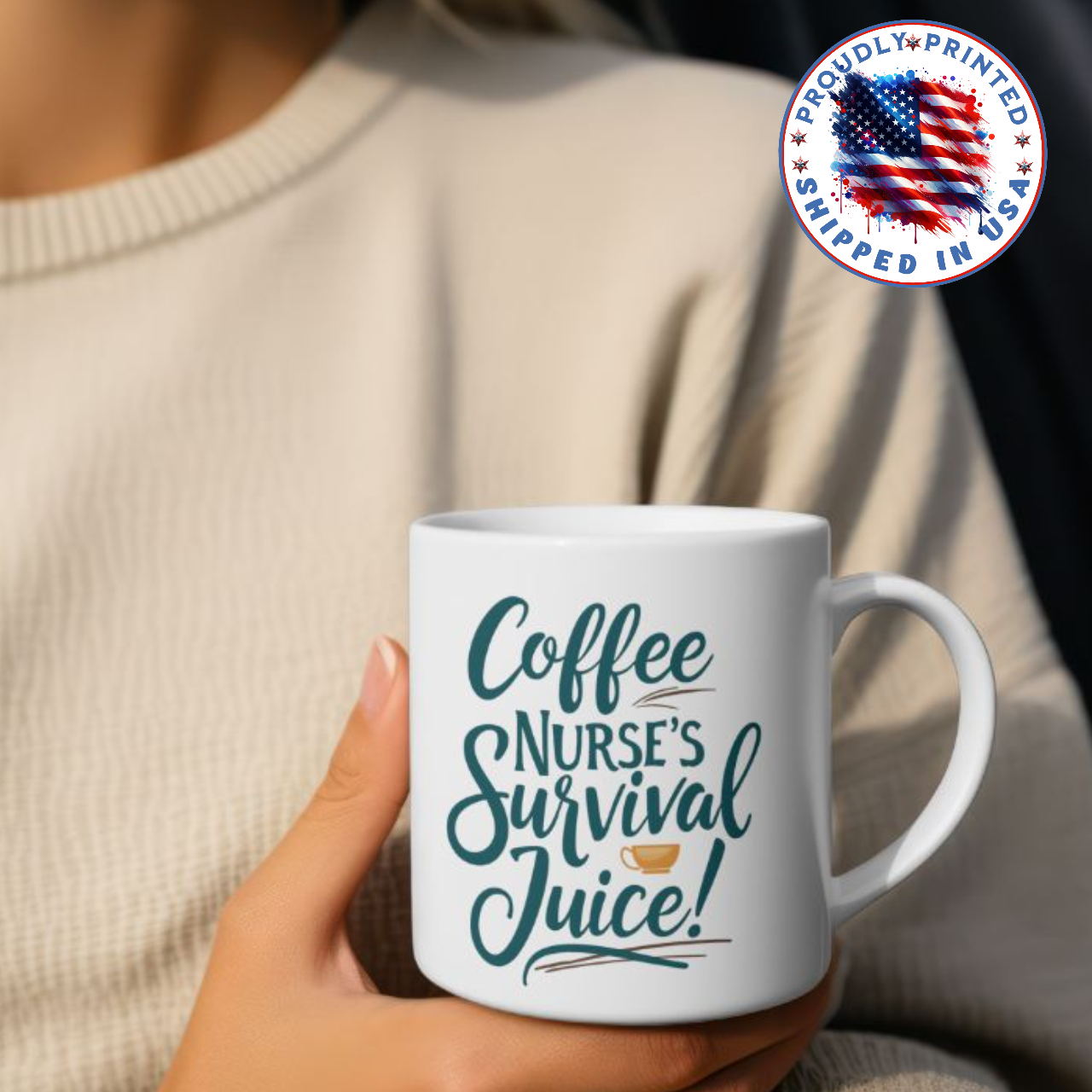 Coffee Nurse Mug - 11oz / 15oz Ceramic product thumbnail image Coffee Nurse Mug - 11oz / 15oz Ceramic product thumbnail image