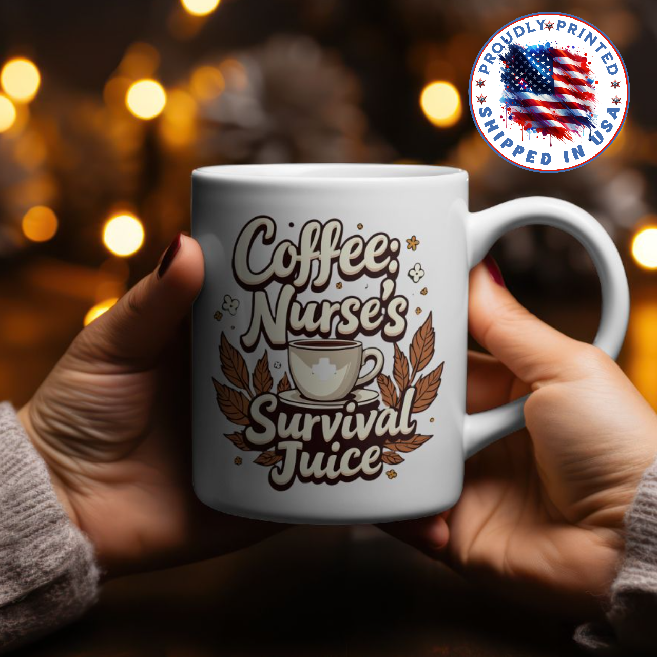 Coffee Nurse Mug - 11oz / 15oz Ceramic product thumbnail image Coffee Nurse Mug - 11oz / 15oz Ceramic product thumbnail image