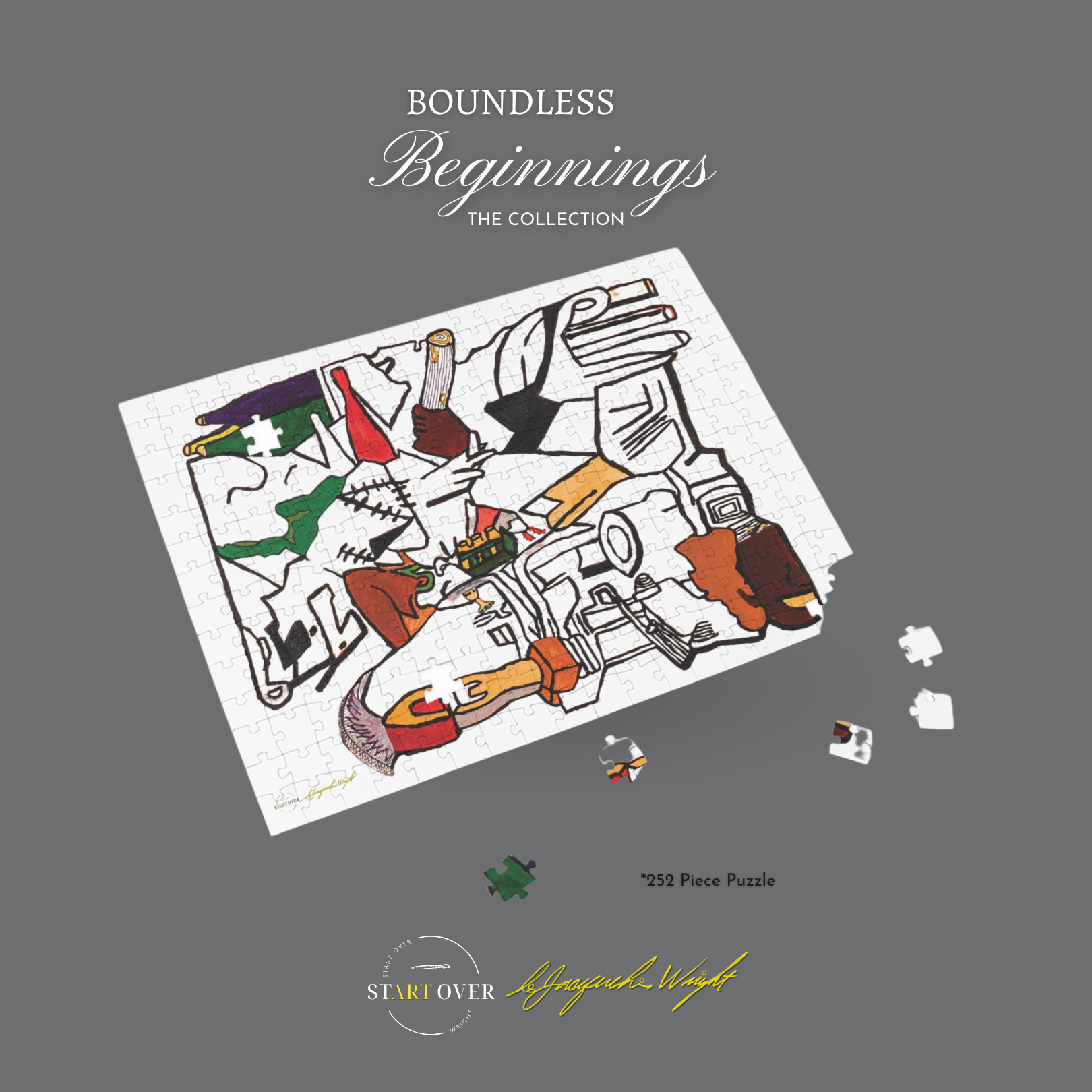 "Abstract Harmony" Puzzle | 500 &amp; 1000-pc Set | Boundless Beginnings Collection | Limited Edition Holiday Gifts product thumbnail image