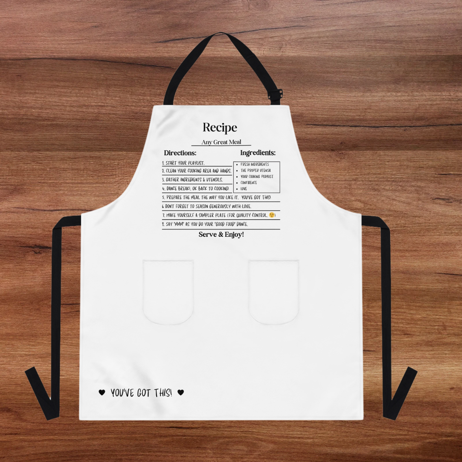 'Recipe for Success' - Fun & Functional Novelty Apron product thumbnail image 'Recipe for Success' - Fun & Functional Novelty Apron product thumbnail image