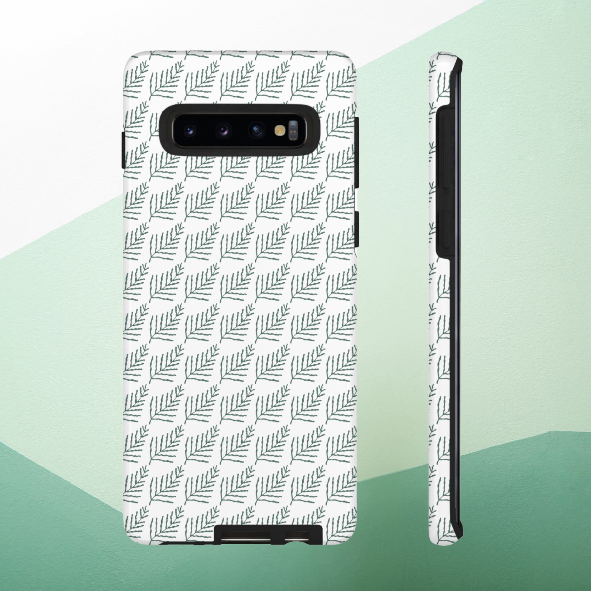 Leaf Pattern Phone Tough Case product thumbnail image