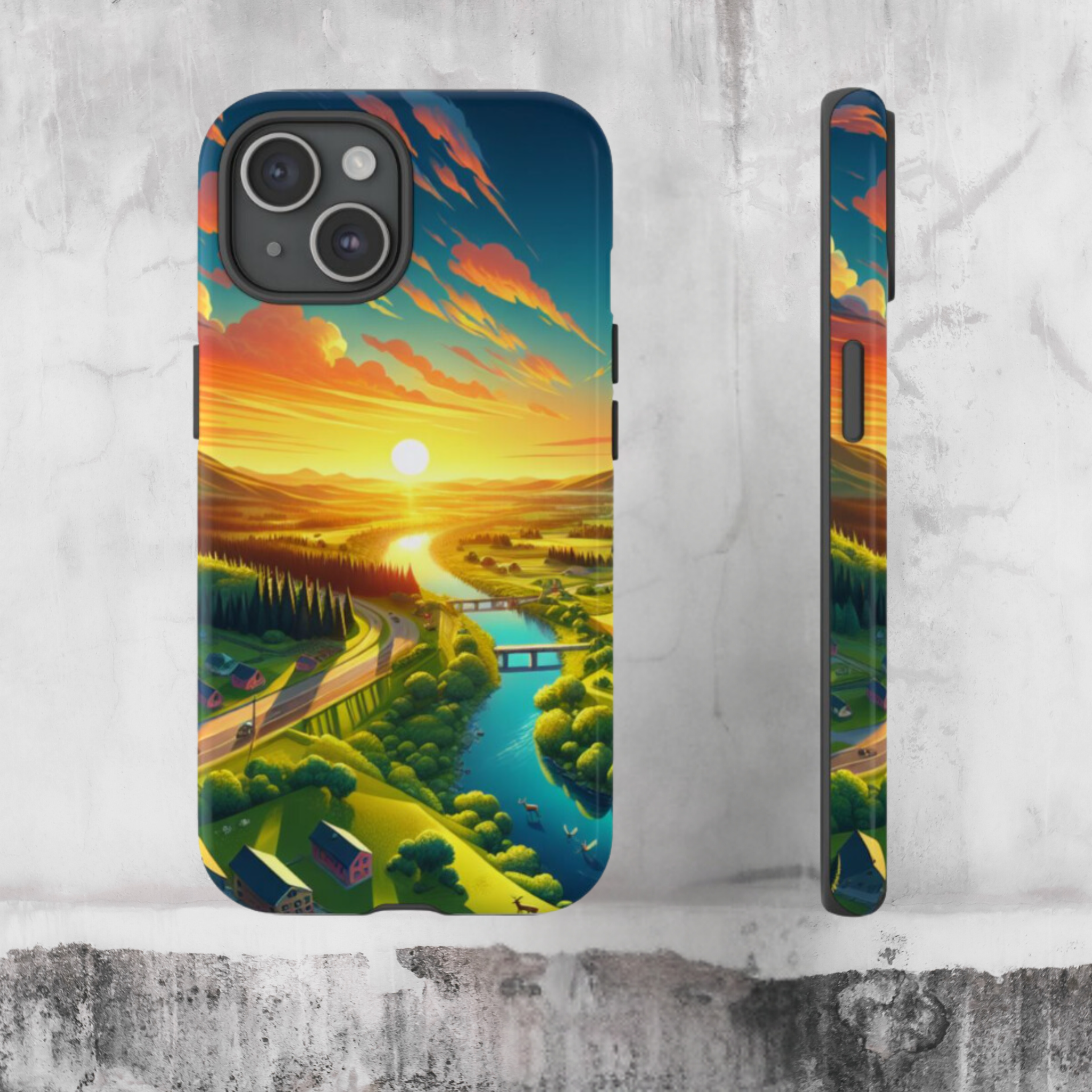 Tough IPhone Case River Bend Nature Adventure Cover product thumbnail image