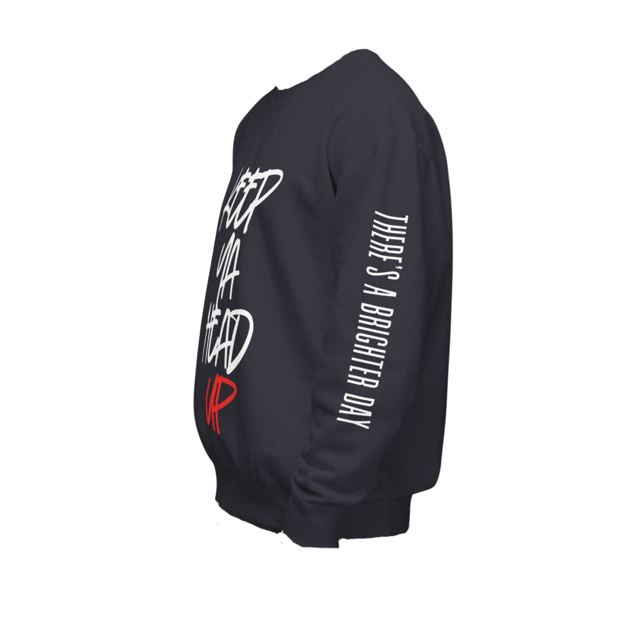 Keep Ya Head Up Quote Lightweight Crewneck Sweatshirt, Long Sleeve Sweatshirt, Unisex Sweatshirt, Crewneck Jumper, Inspirational Sweater, product thumbnail image Keep Ya Head Up Quote Lightweight Crewneck Sweatshirt, Long Sleeve Sweatshirt, Unisex Sweatshirt, Crewneck Jumper, Inspirational Sweater, product thumbnail image