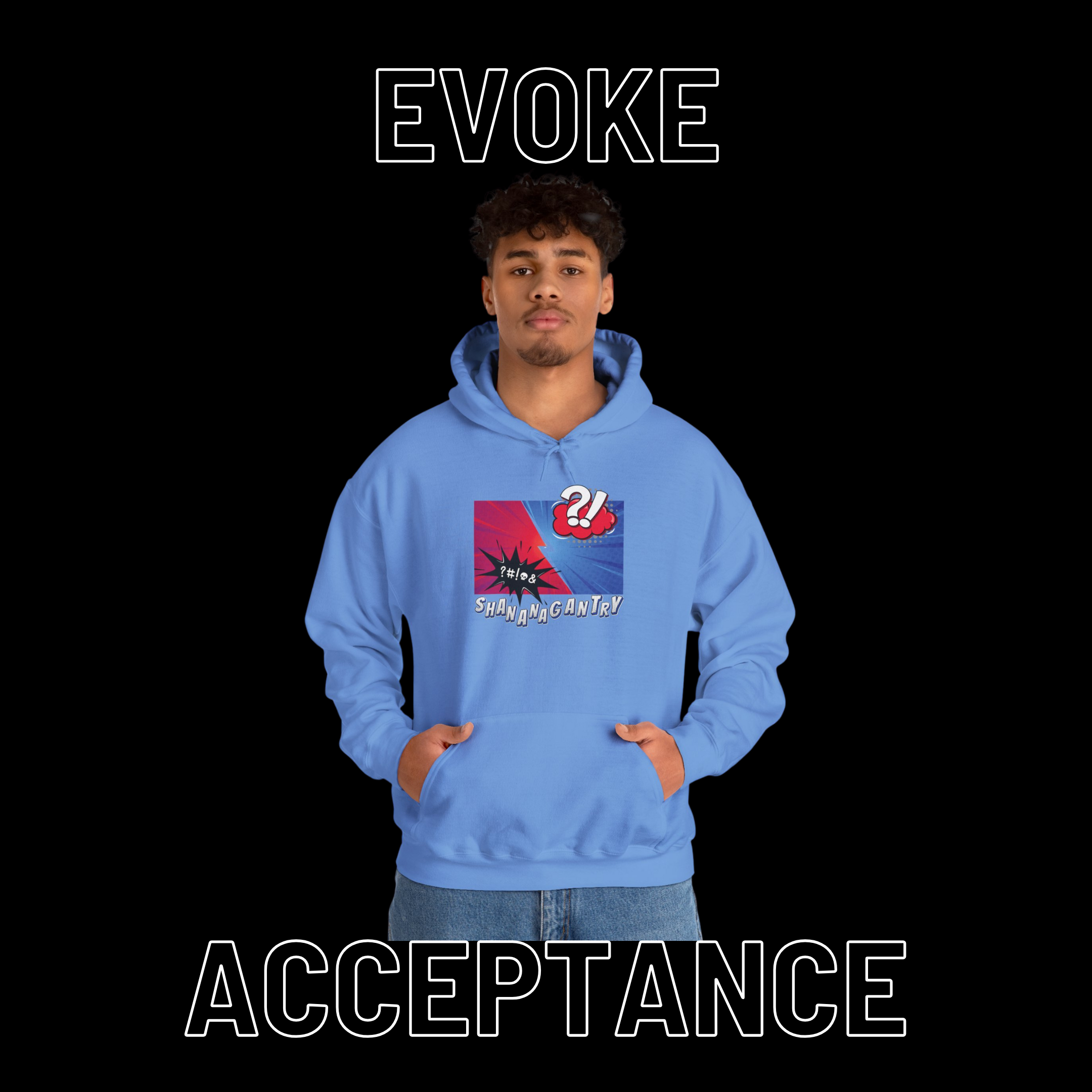 WTF Thought Bubble Hooded Sweatshirt product thumbnail image