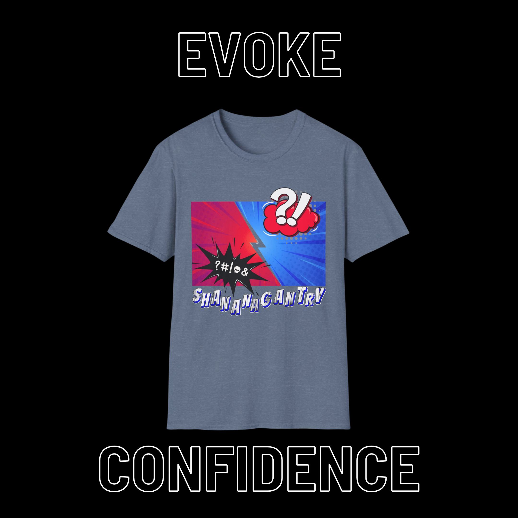 WTF Thought Bubble Blue