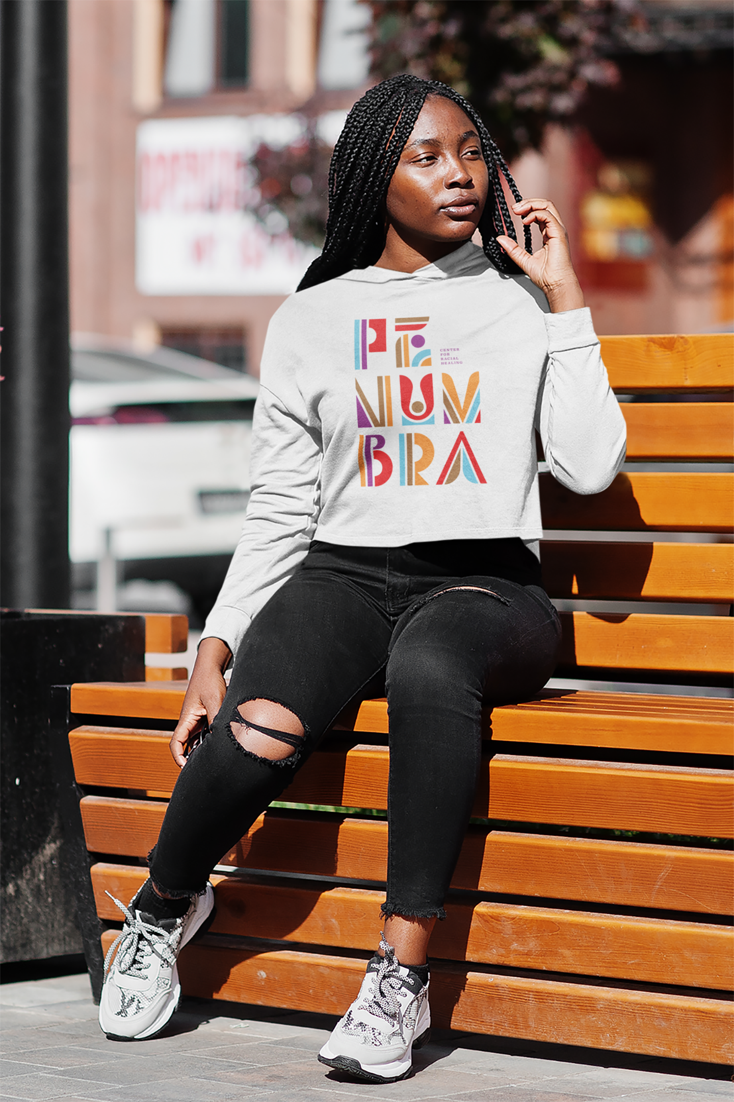 Women’s Cropped Hooded Sweatshirt product thumbnail image Women’s Cropped Hooded Sweatshirt product thumbnail image