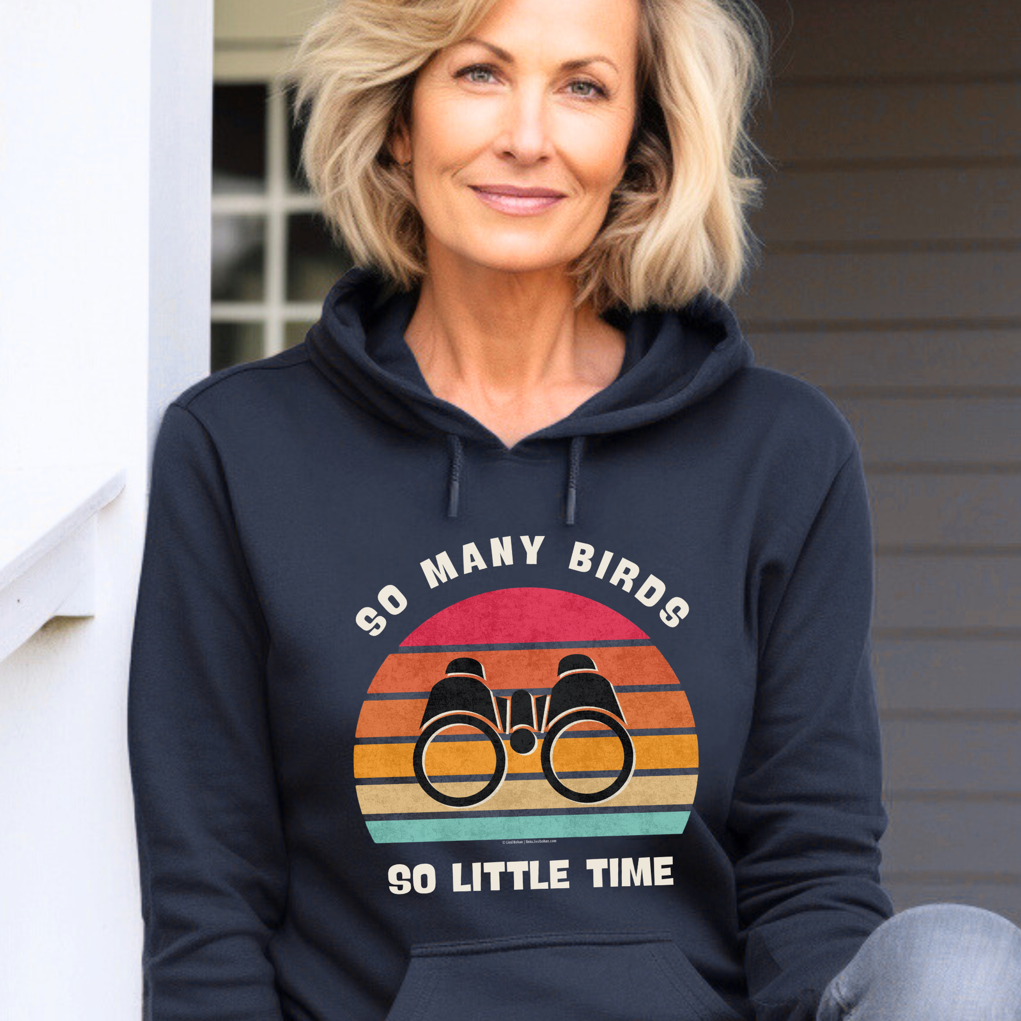 Funny Bird Watching Hoodie | Retro "So Many Birds So Little Time" Sweatshirt | Unisex Birdwatcher Gift for Nature Enthusiasts product thumbnail image Funny Bird Watching Hoodie | Retro "So Many Birds So Little Time" Sweatshirt | Unisex Birdwatcher Gift for Nature Enthusiasts product thumbnail image