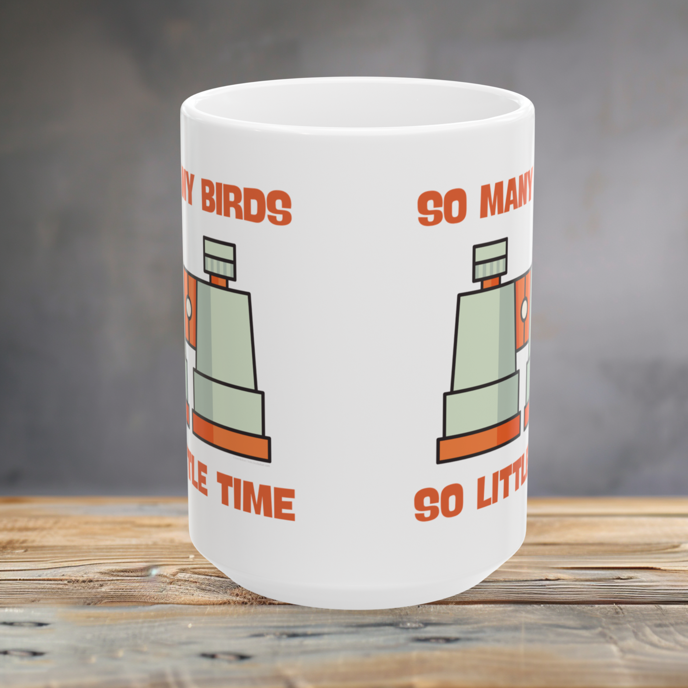 Funny Birdwatching Coffee Mug | So Many Birds So Little Time Design | Gift for Bird Lovers & Nature Enthusiasts product thumbnail image Funny Birdwatching Coffee Mug | So Many Birds So Little Time Design | Gift for Bird Lovers & Nature Enthusiasts product thumbnail image
