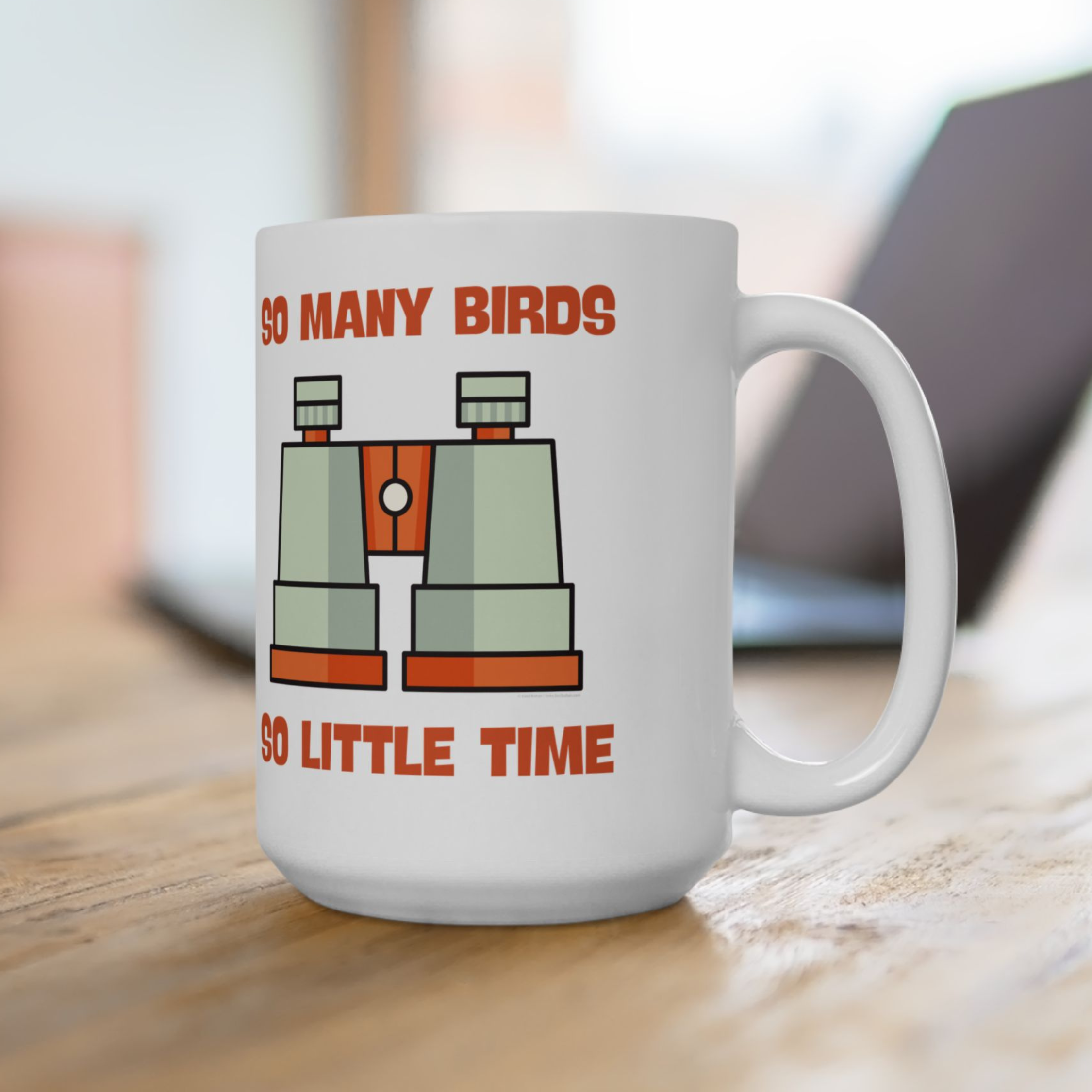 Funny Birdwatching Coffee Mug | So Many Birds So Little Time Design | Gift for Bird Lovers & Nature Enthusiasts product thumbnail image Funny Birdwatching Coffee Mug | So Many Birds So Little Time Design | Gift for Bird Lovers & Nature Enthusiasts product thumbnail image