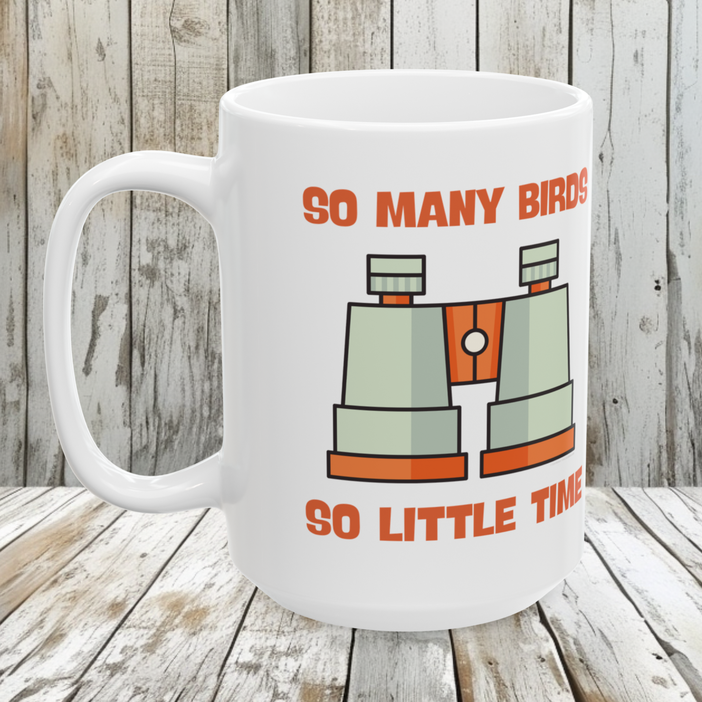Funny Birdwatching Coffee Mug | So Many Birds So Little Time Design | Gift for Bird Lovers & Nature Enthusiasts product thumbnail image Funny Birdwatching Coffee Mug | So Many Birds So Little Time Design | Gift for Bird Lovers & Nature Enthusiasts product thumbnail image