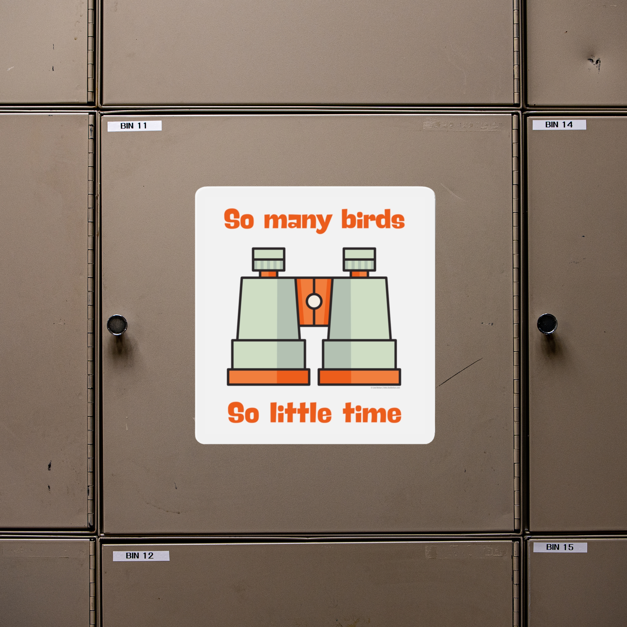 Funny Birdwatching Magnet | "So Many Birds So Little Time" Gift for Bird Lovers | Wildlife Enthusiast Decor product thumbnail image