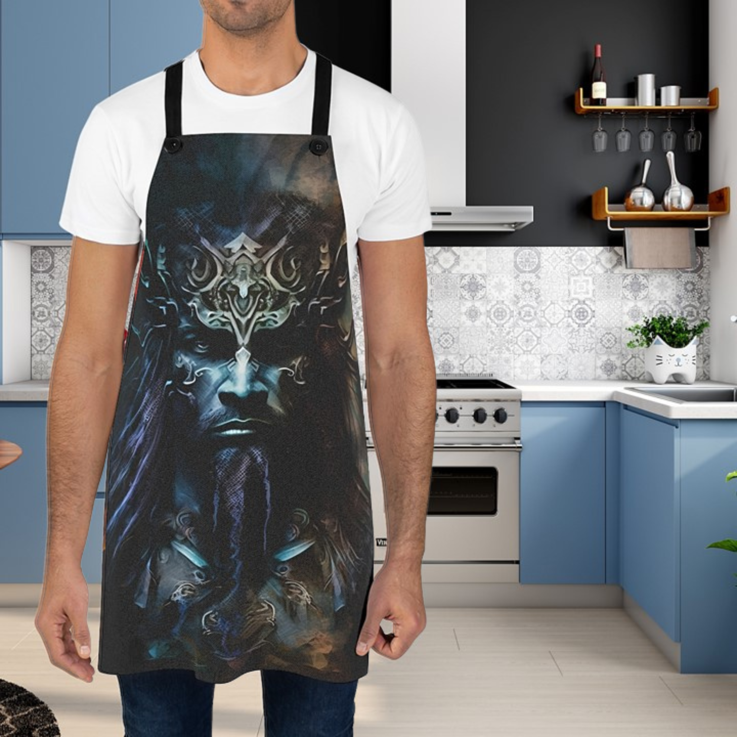 Titan Warrior Portrait Apron (AOP)