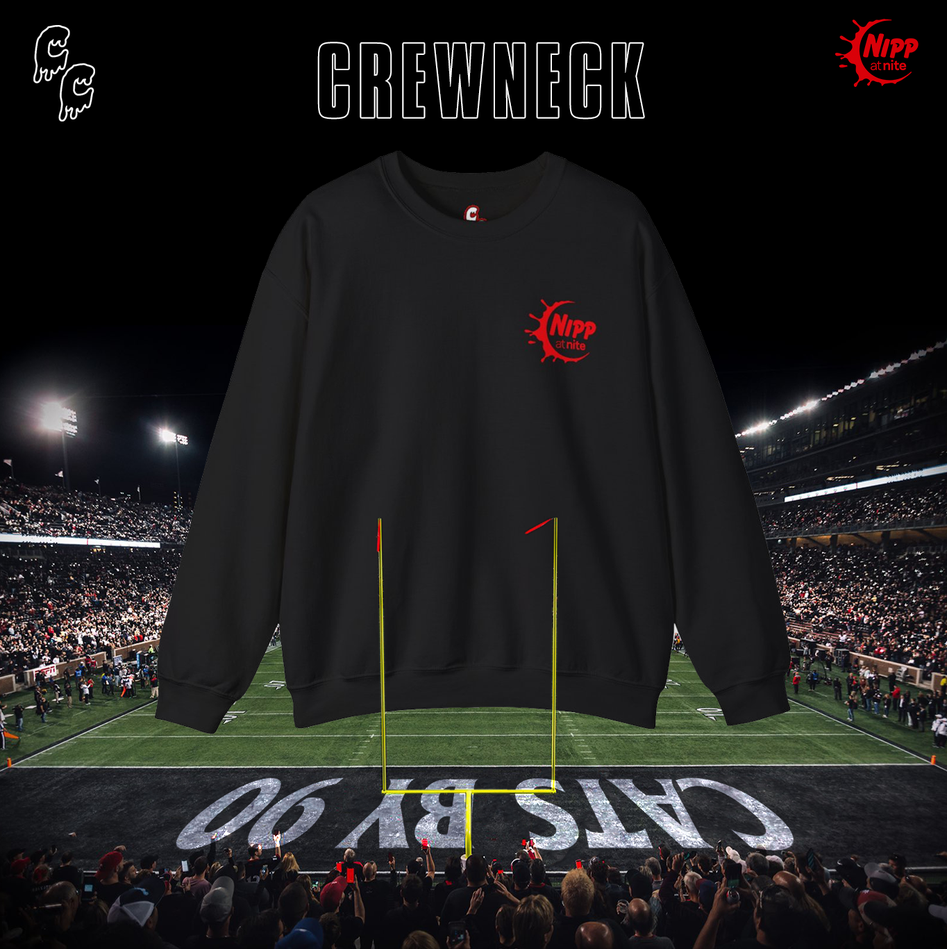 Nipp at Nite Crewneck product thumbnail image Nipp at Nite Crewneck product thumbnail image