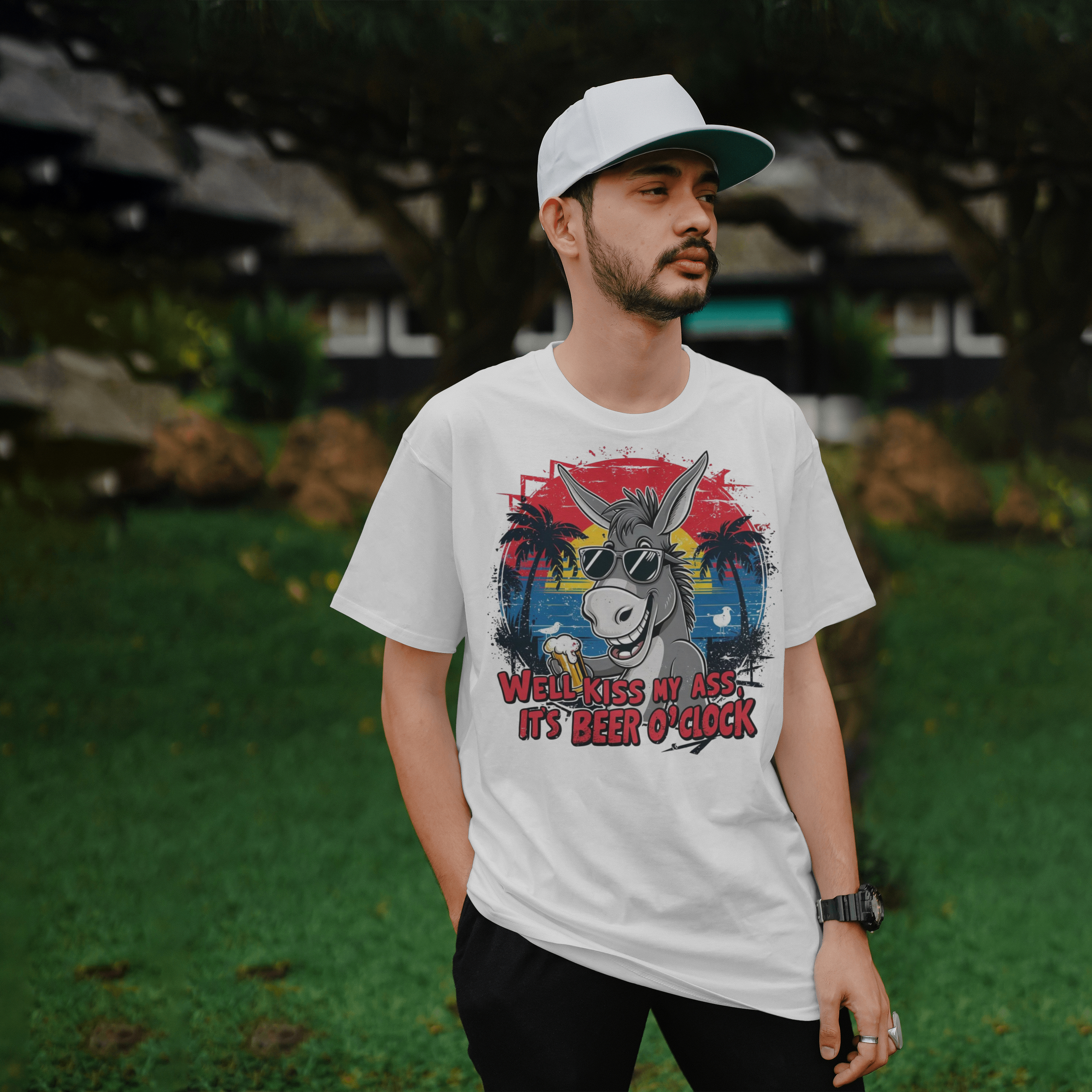 Funny Beer O'Clock T-Shirt product thumbnail image Funny Beer O'Clock T-Shirt product thumbnail image