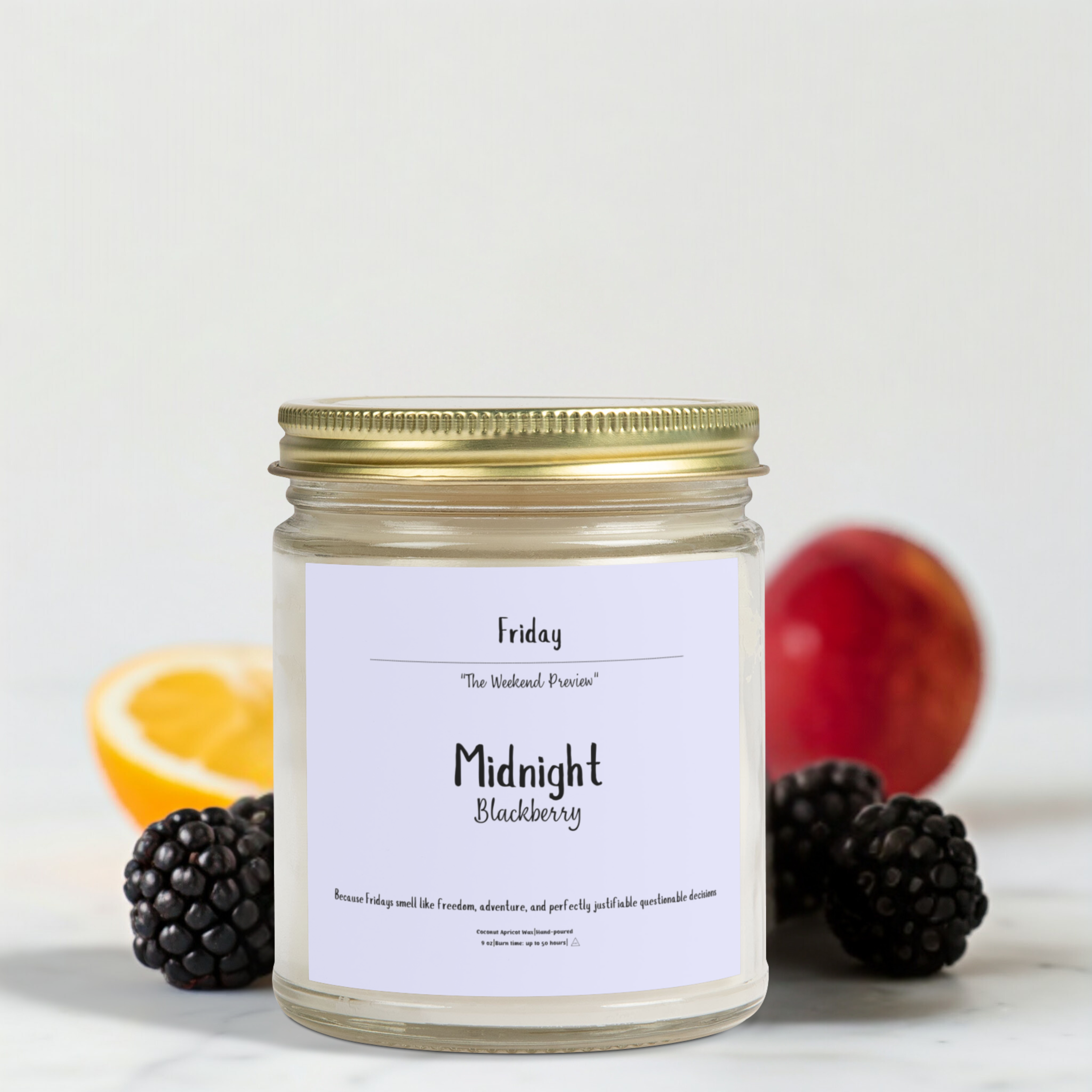Midnight Blackberry Scented Candle | The Weekend Preview | Daily Reminder Collection