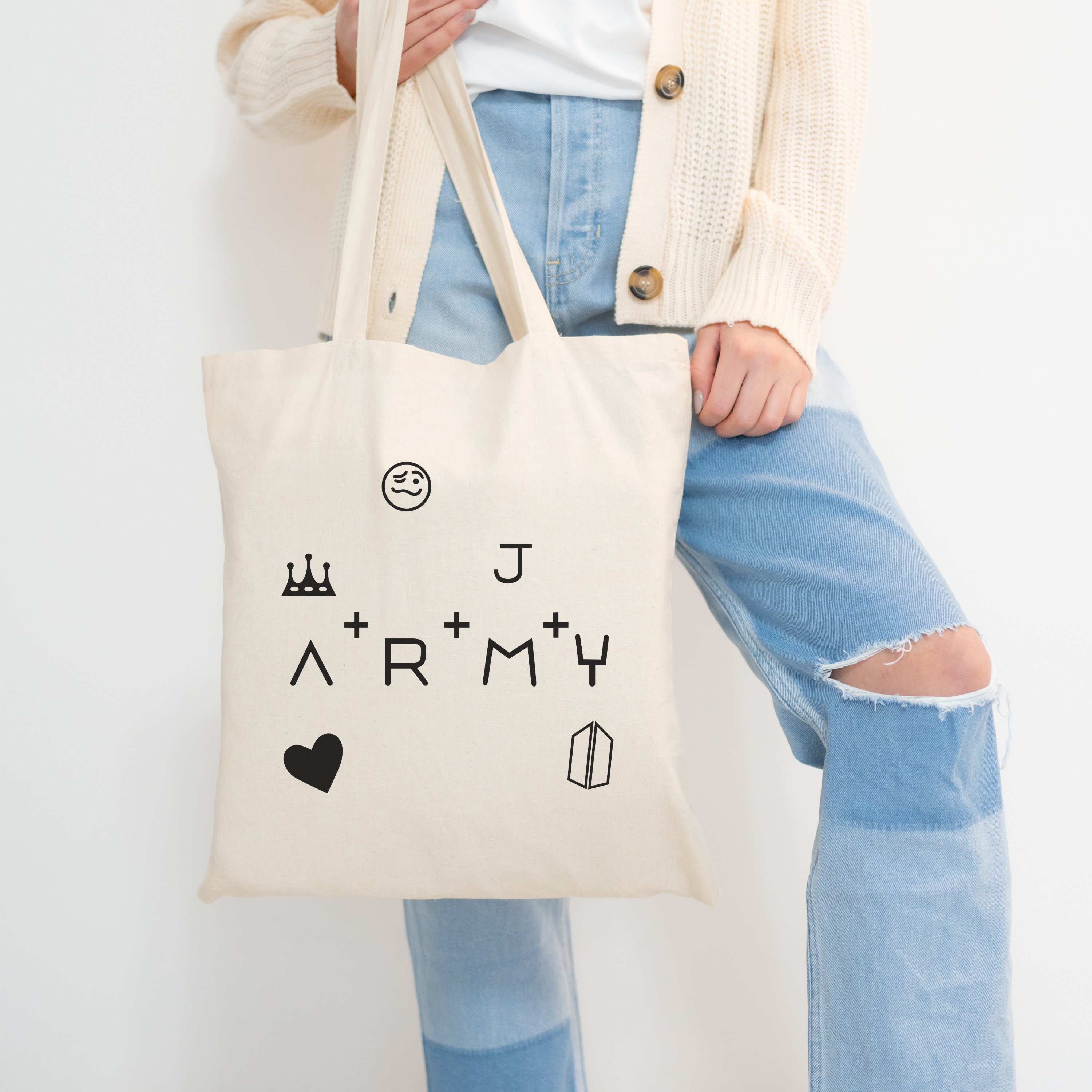 JK Tattoo Tote Bag, Designed by Army for Army product thumbnail image JK Tattoo Tote Bag, Designed by Army for Army product thumbnail image