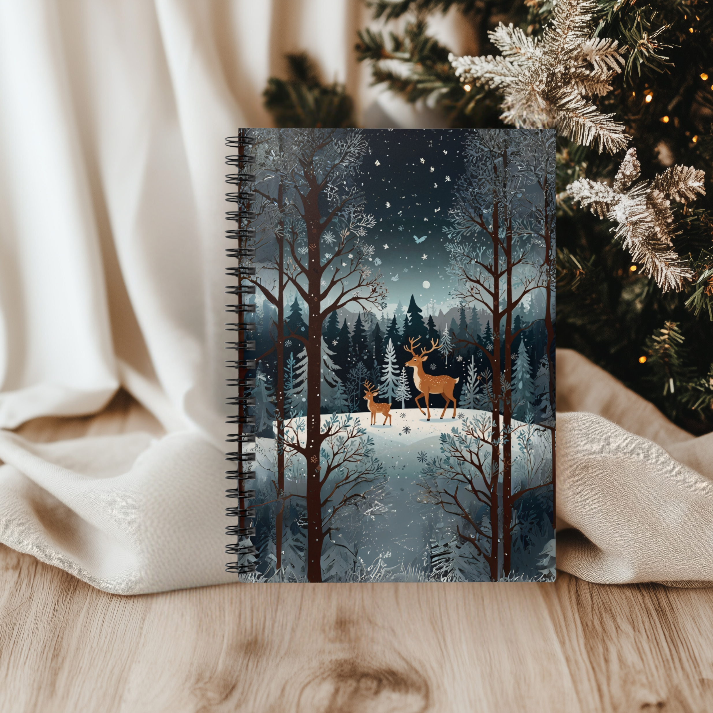 Evergreen Whispers Spiral Notebook - Ruled Line product thumbnail image Evergreen Whispers Spiral Notebook - Ruled Line product thumbnail image