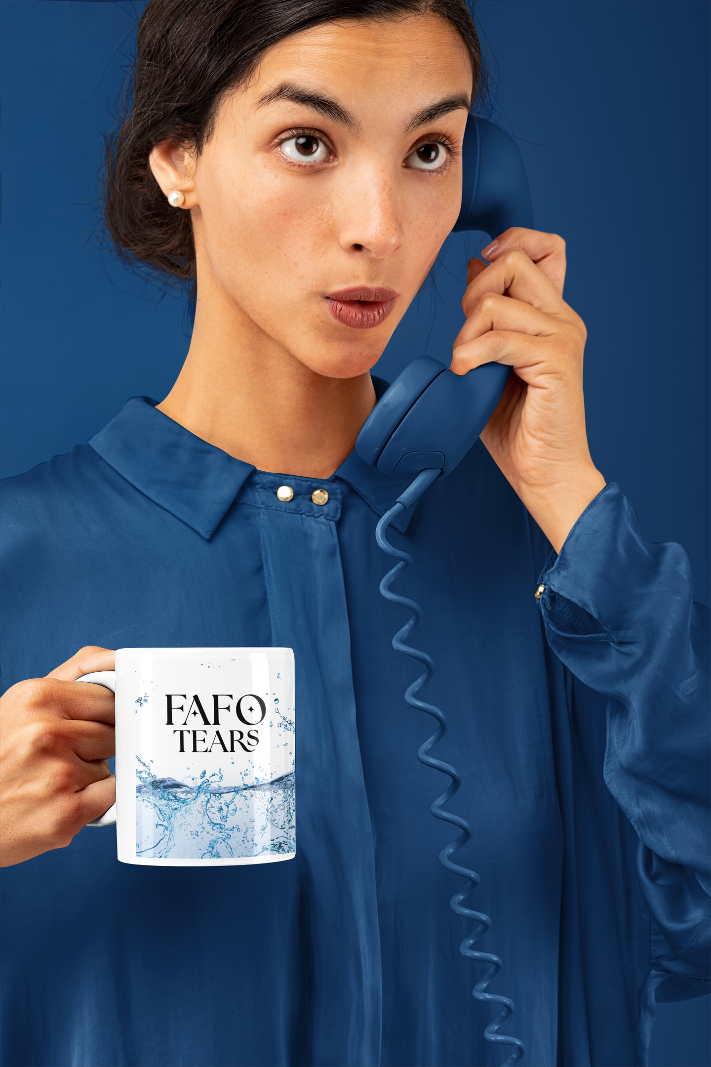 FAFO Tears Mug | Funny 11oz Coffee Mug with Viral Humor & Water Graphic product thumbnail image FAFO Tears Mug | Funny 11oz Coffee Mug with Viral Humor & Water Graphic product thumbnail image
