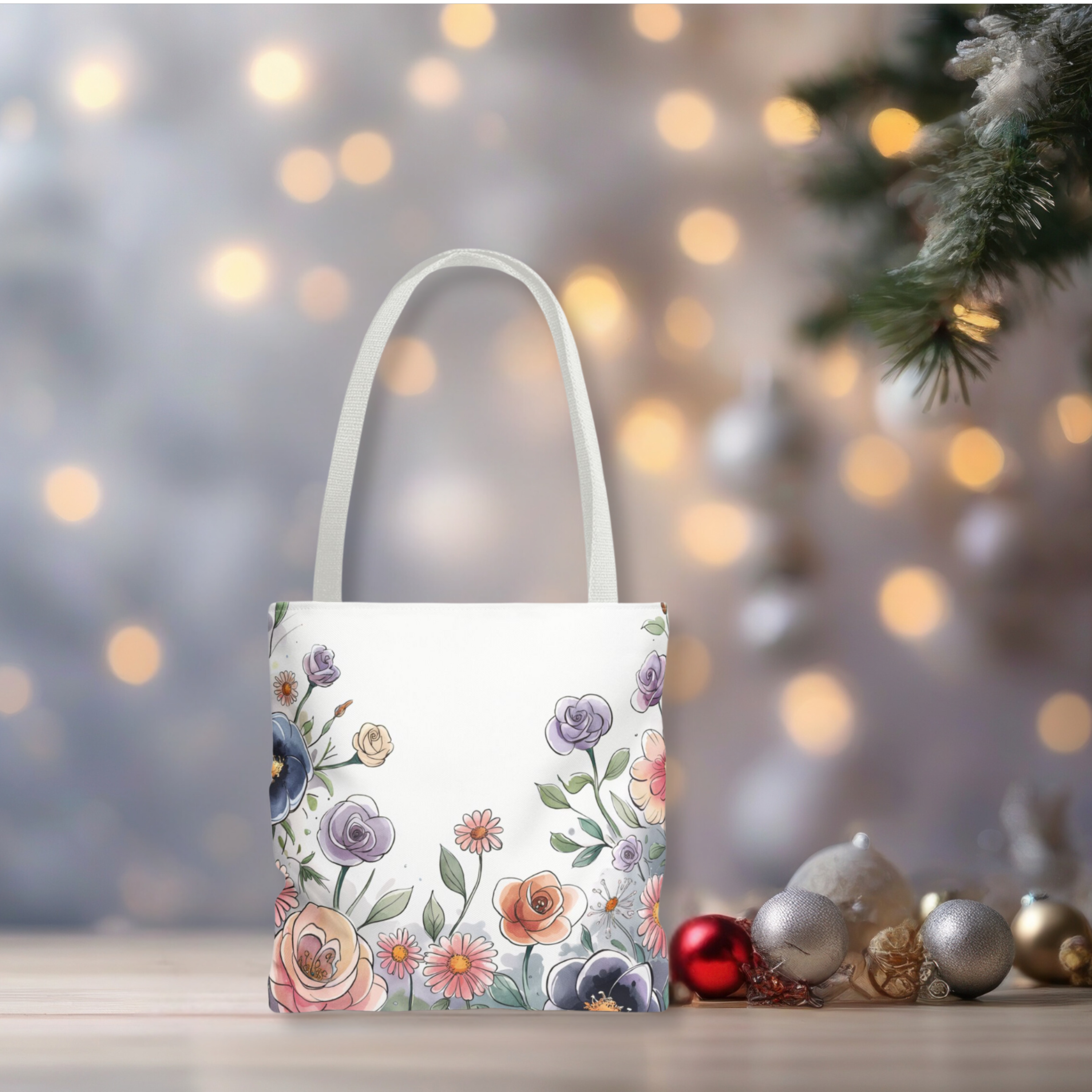 Blooming Beauty Tote Bag All-Over Print Tote Bag product thumbnail image
