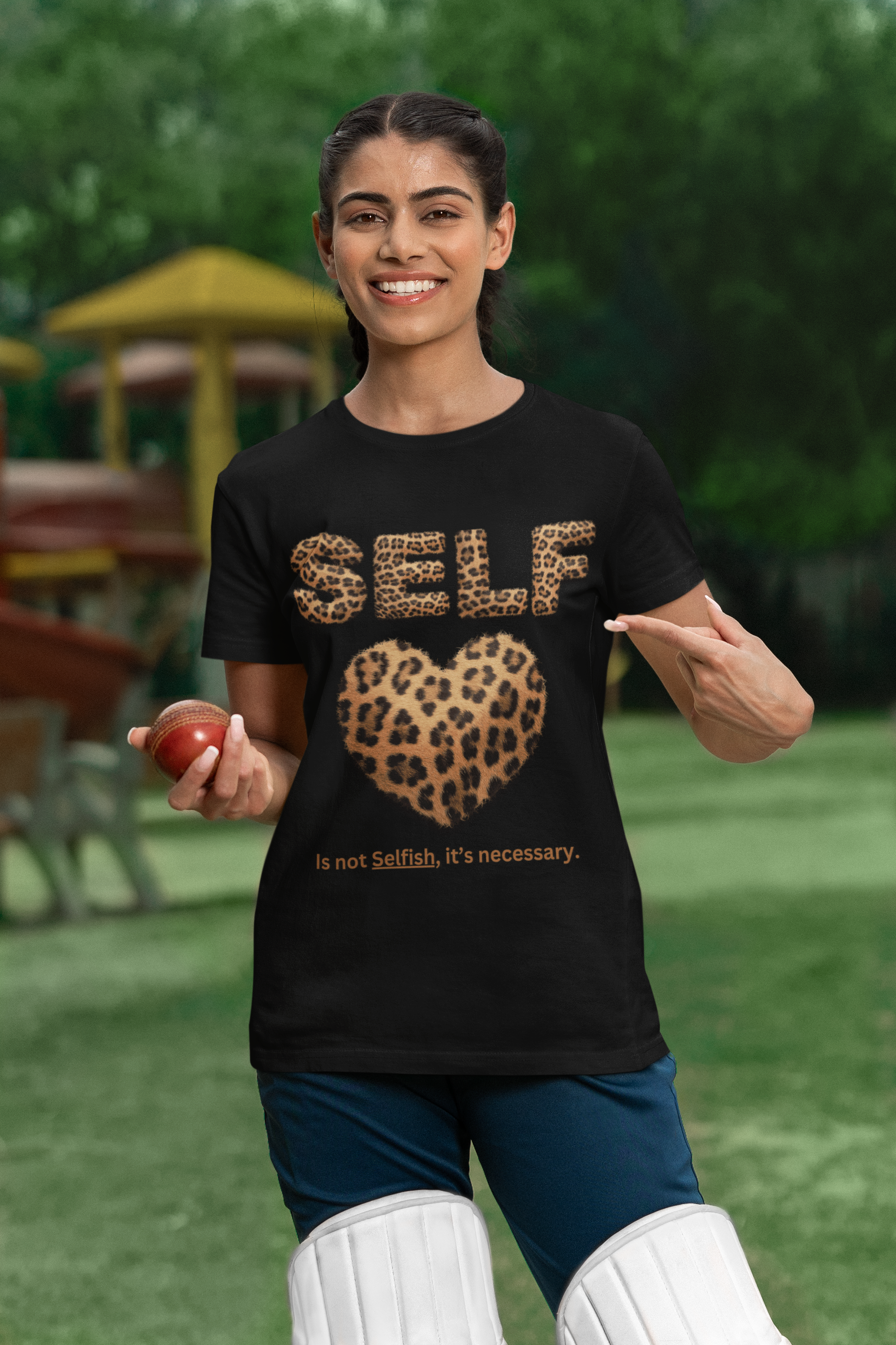 "Self-Love Is Not Selfish" Unisex Garment-Dyed T-shirt, I Love Myself T-Shirts for Women, Black Women Empowerment, Black Girl Magic