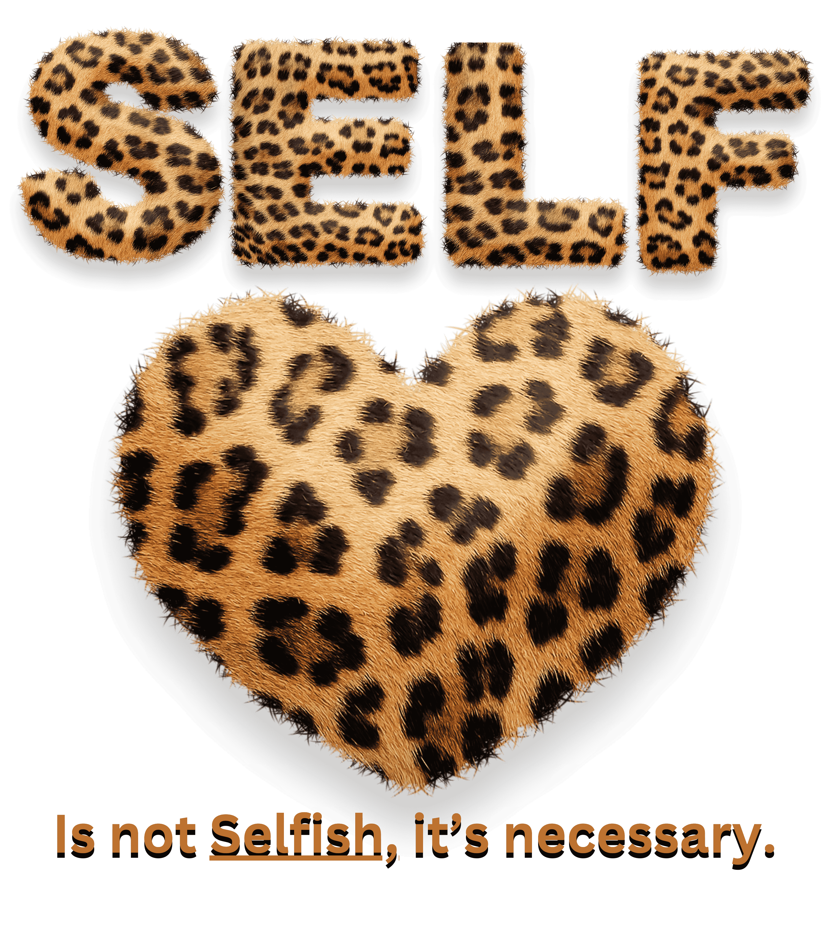 "Self-Love is not Selfish" Unisex Midweight Soft style Fleece Crewneck Sweatshirt product thumbnail image