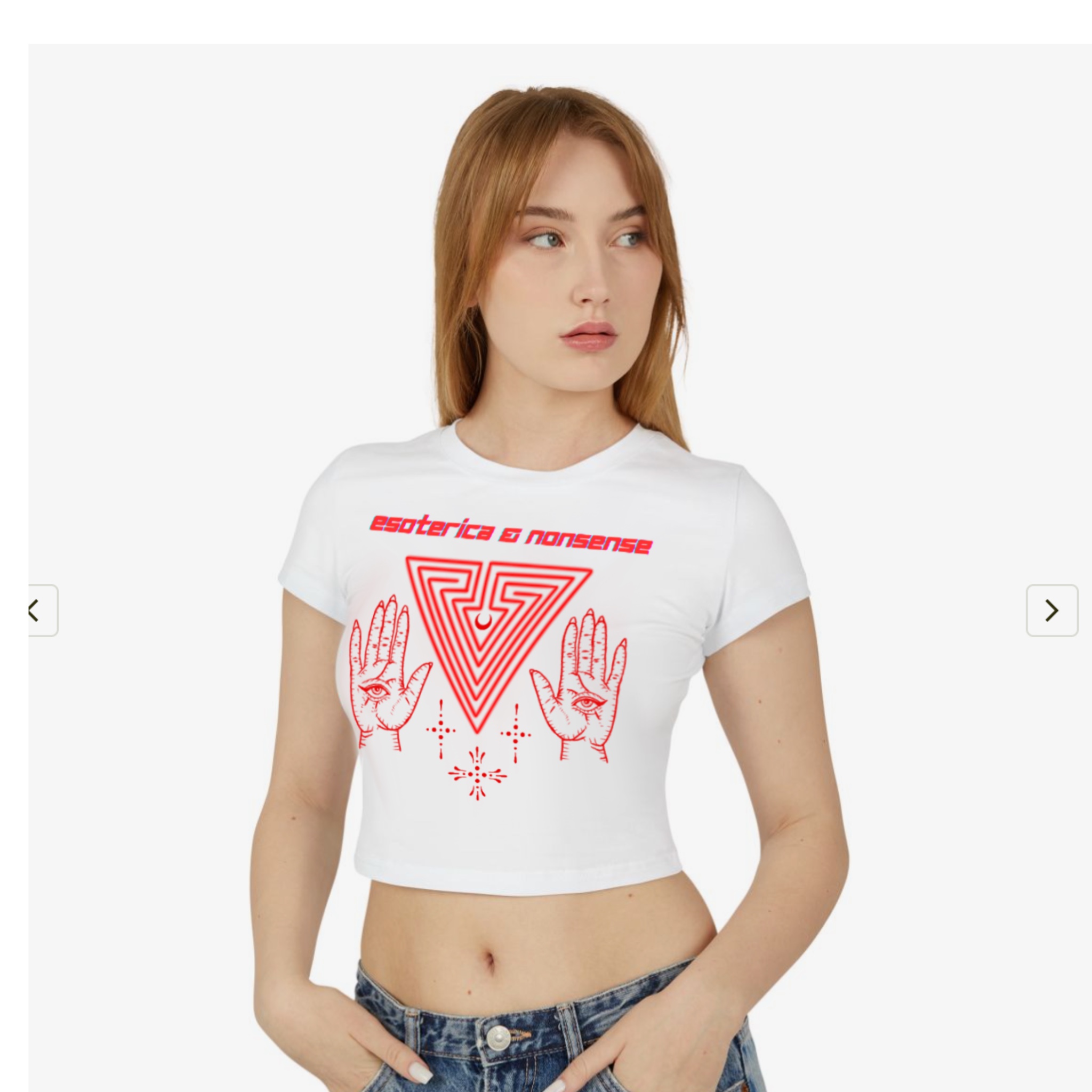 Esoterica and Nonsense 100% Cotton Baby Tee product thumbnail image Esoterica and Nonsense 100% Cotton Baby Tee product thumbnail image