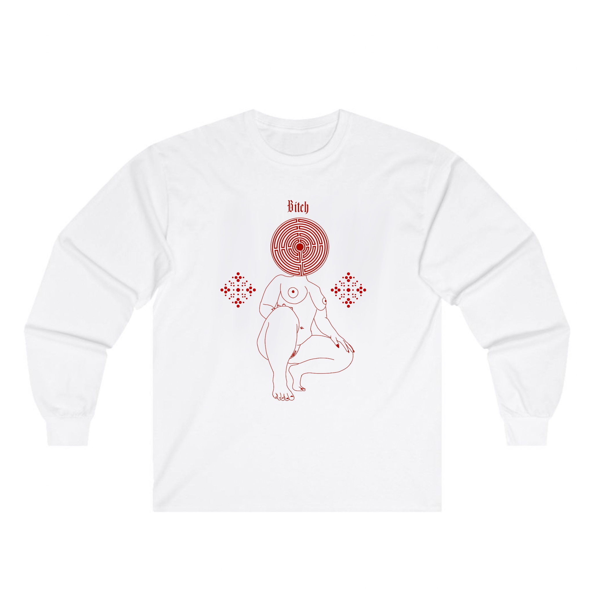 Labyrinth 100% Cotton Long Sleeve Tee product thumbnail image Labyrinth 100% Cotton Long Sleeve Tee product thumbnail image
