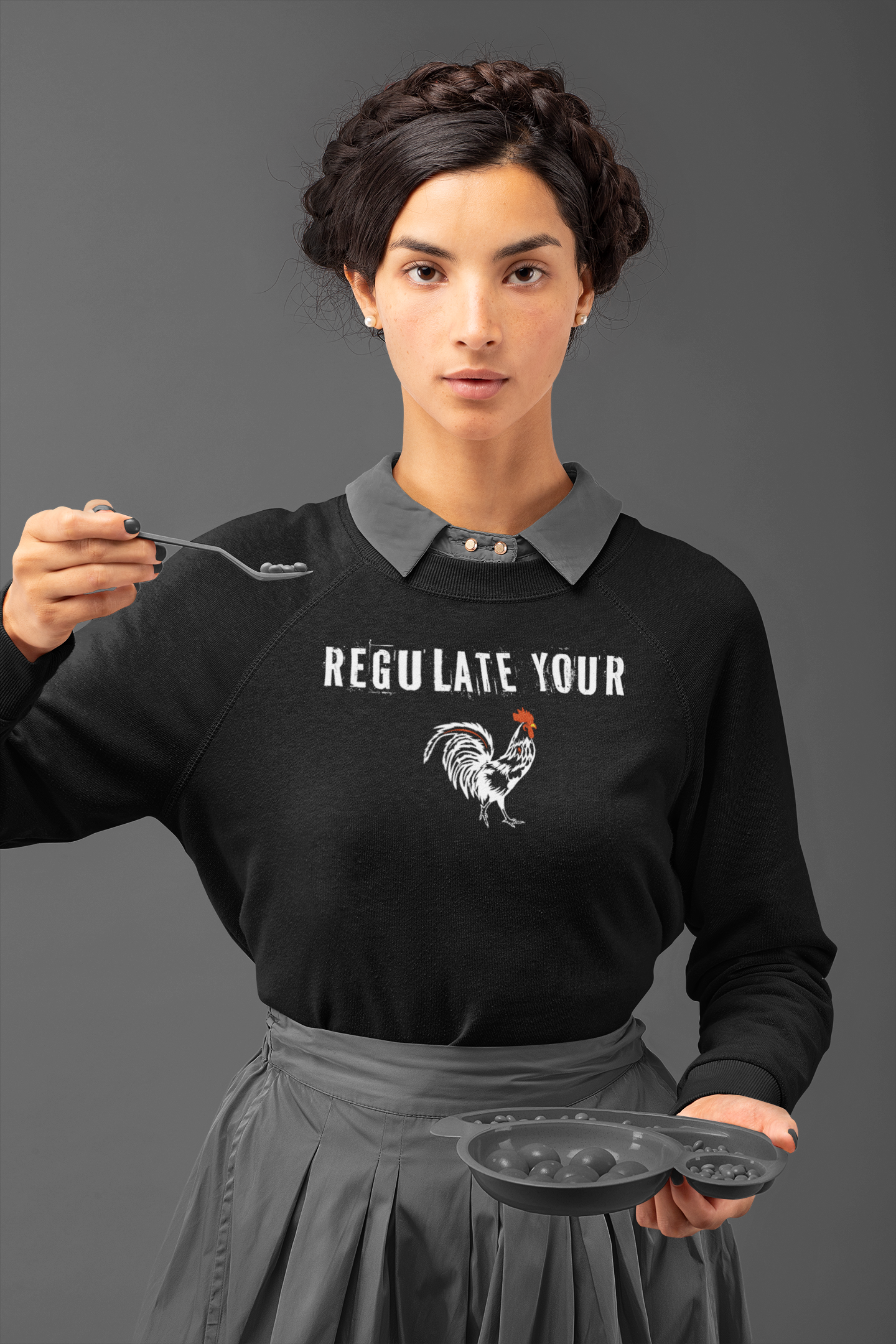 Unisex Tee - Regulate your Cock. Women's Reproductive Rights and Freedom Medium weight Sweatshirt product thumbnail image Unisex Tee - Regulate your Cock. Women's Reproductive Rights and Freedom Medium weight Sweatshirt product thumbnail image