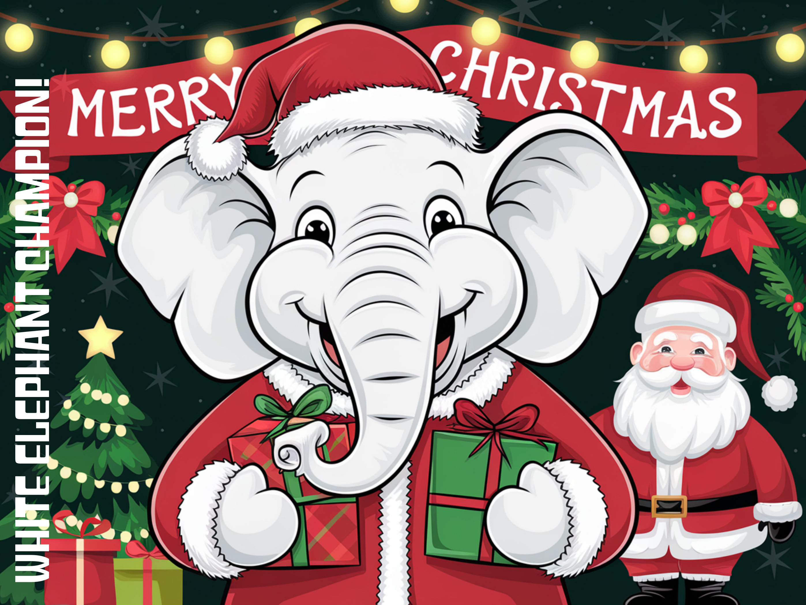 White Elephant Champion! Happy Tumbler: Not So Last-Minute Gifts 20oz product thumbnail image White Elephant Champion! Happy Tumbler: Not So Last-Minute Gifts 20oz product thumbnail image