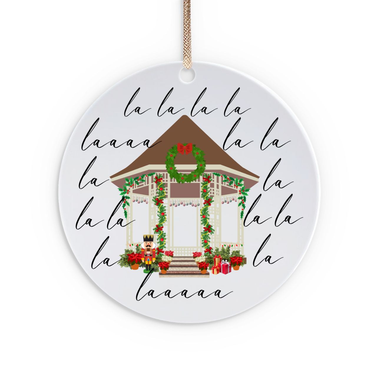 "La La" holiday gazebo ornament "La La" holiday gazebo ornament