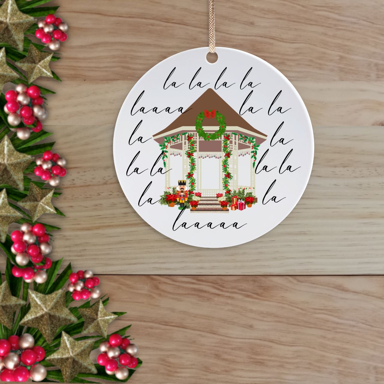 "La La" holiday gazebo ornament product thumbnail image "La La" holiday gazebo ornament product thumbnail image