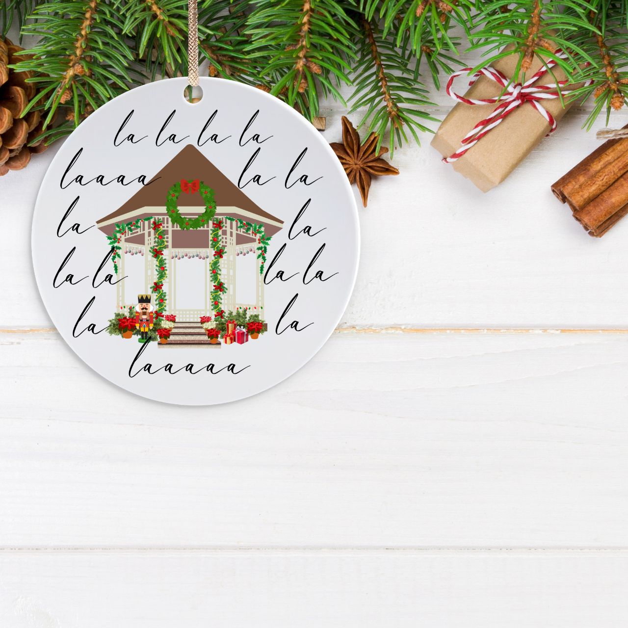 "La La" holiday gazebo ornament product thumbnail image "La La" holiday gazebo ornament product thumbnail image