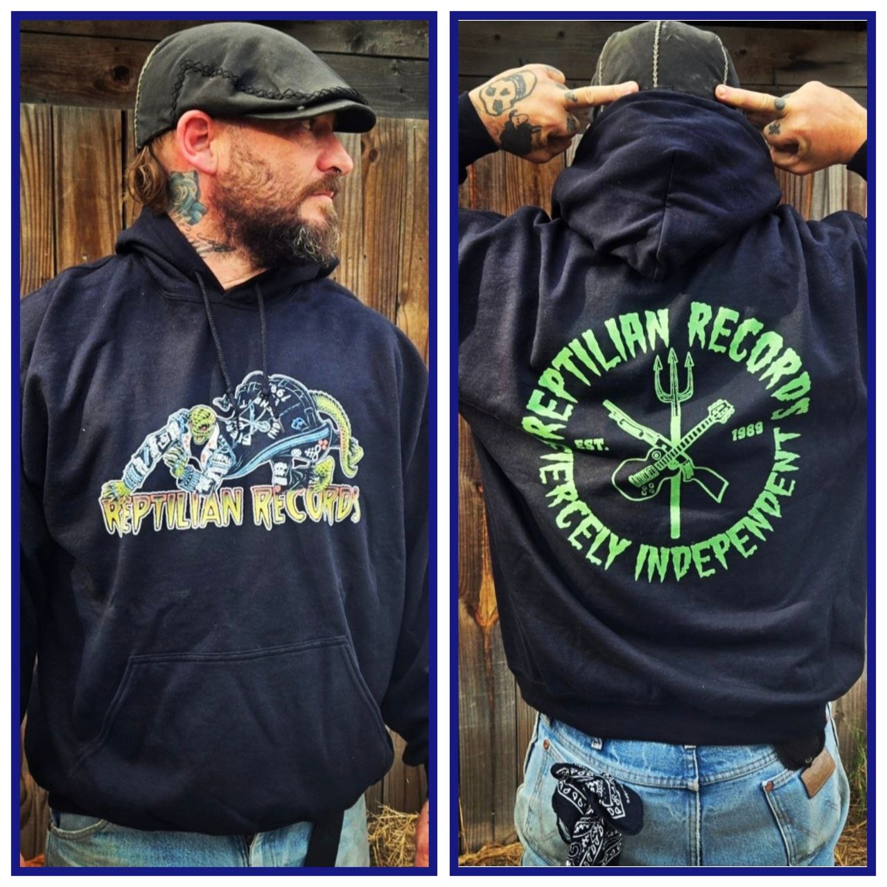 LIZARD PUNK Unisex Heavy Blend Hooded Sweatshirt product thumbnail image LIZARD PUNK Unisex Heavy Blend Hooded Sweatshirt product thumbnail image