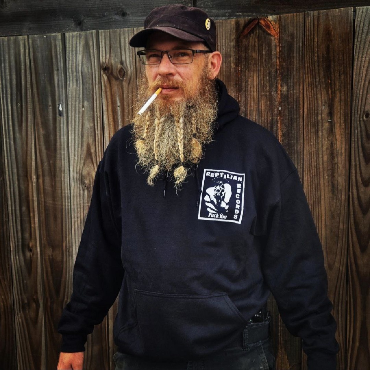 REPTILIAN RECORDS Unisex Heavy Blend Hooded Sweatshirt product thumbnail image REPTILIAN RECORDS Unisex Heavy Blend Hooded Sweatshirt product thumbnail image