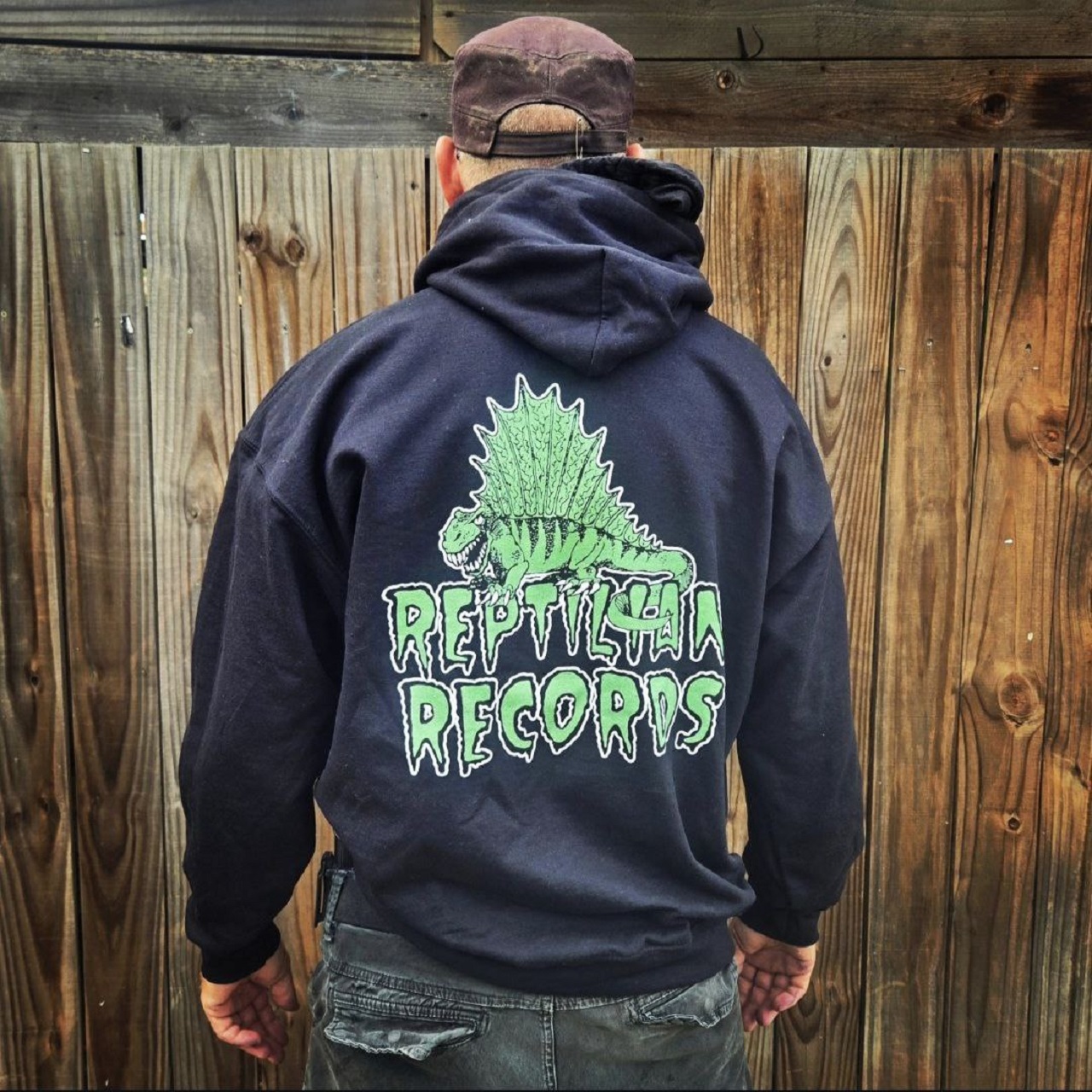 REPTILIAN RECORDS Unisex Heavy Blend Hooded Sweatshirt product thumbnail image REPTILIAN RECORDS Unisex Heavy Blend Hooded Sweatshirt product thumbnail image