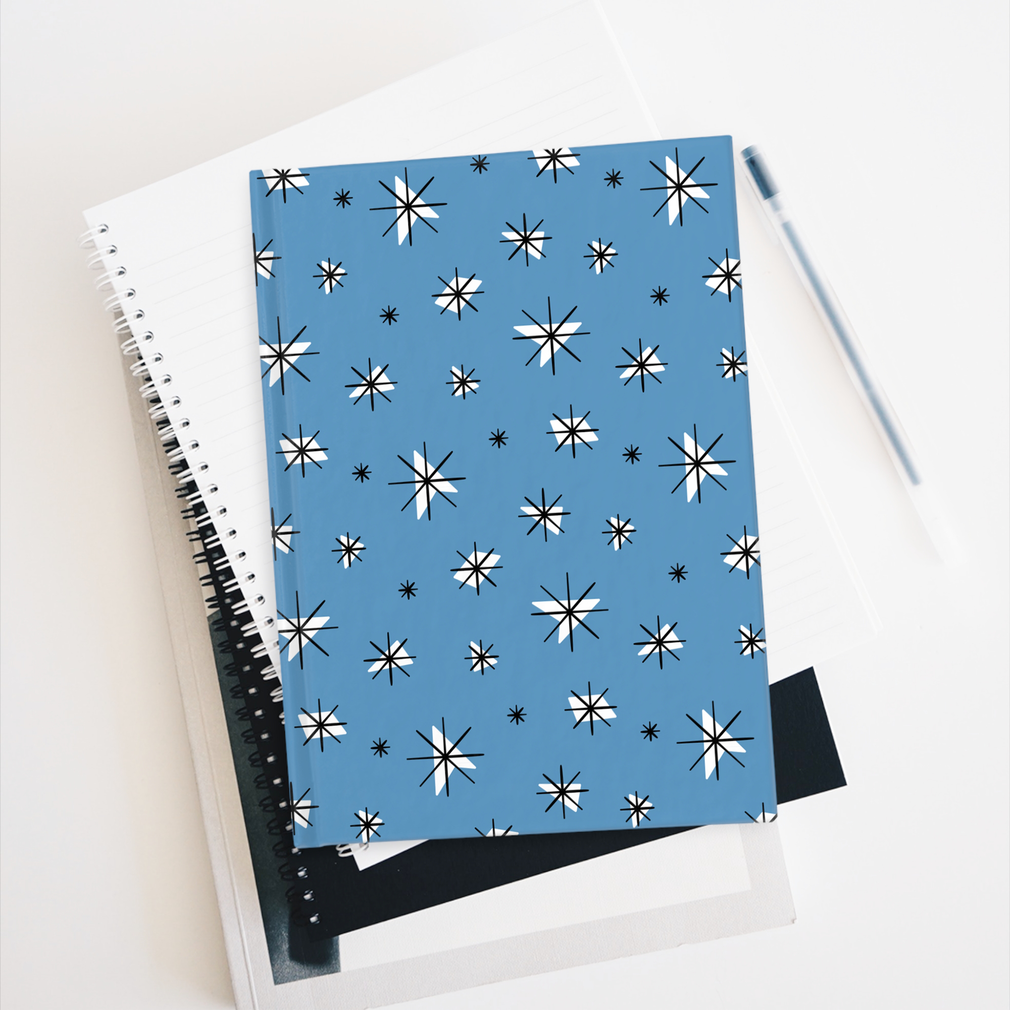 Retro Stars Journal in Denim product thumbnail image Retro Stars Journal in Denim product thumbnail image