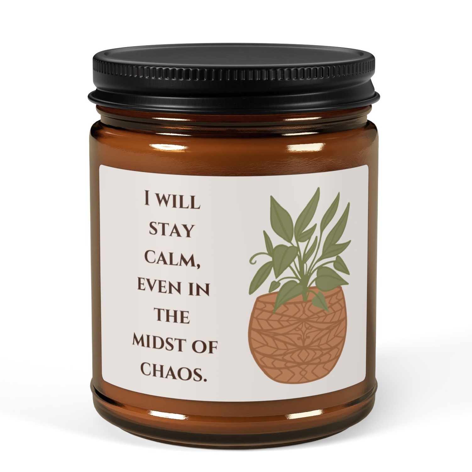 I Will Stay Calm Affirmation Candle product thumbnail image I Will Stay Calm Affirmation Candle product thumbnail image