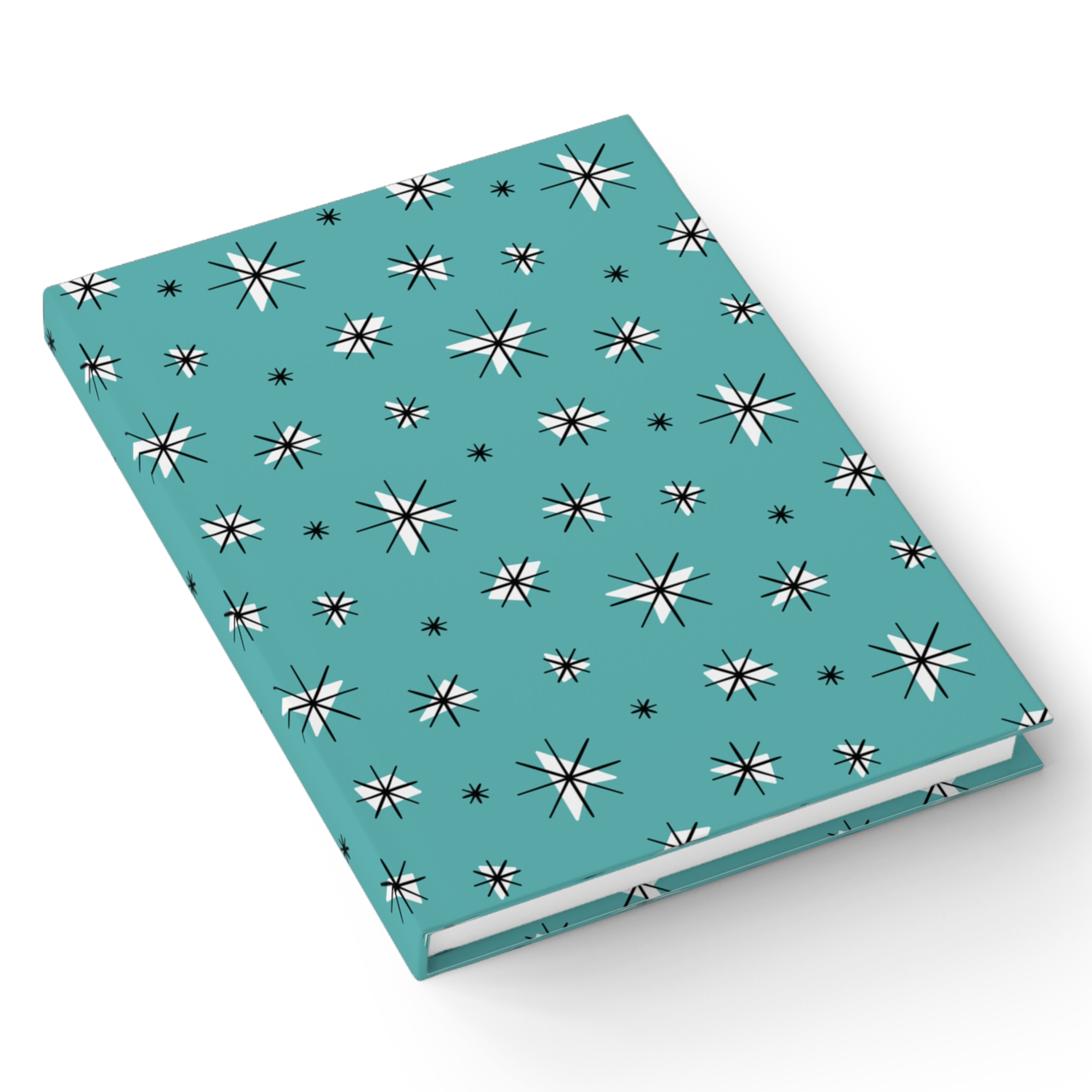 Retro Stars Journal in Turquoise product thumbnail image Retro Stars Journal in Turquoise product thumbnail image