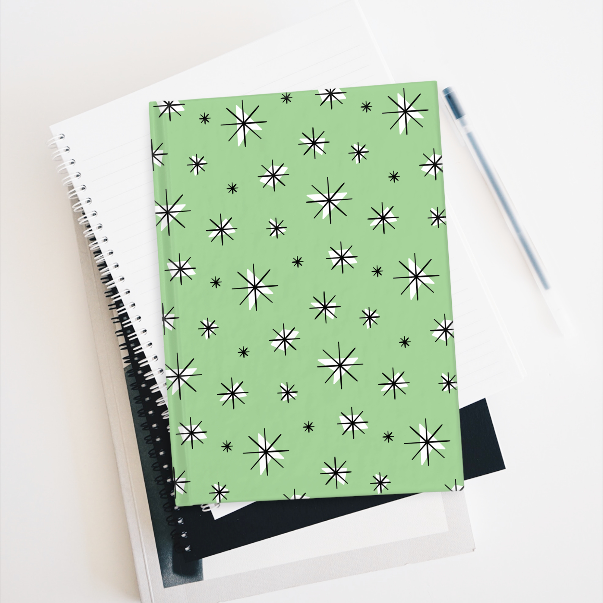 Retro Stars Journal in Jadeite product thumbnail image Retro Stars Journal in Jadeite product thumbnail image