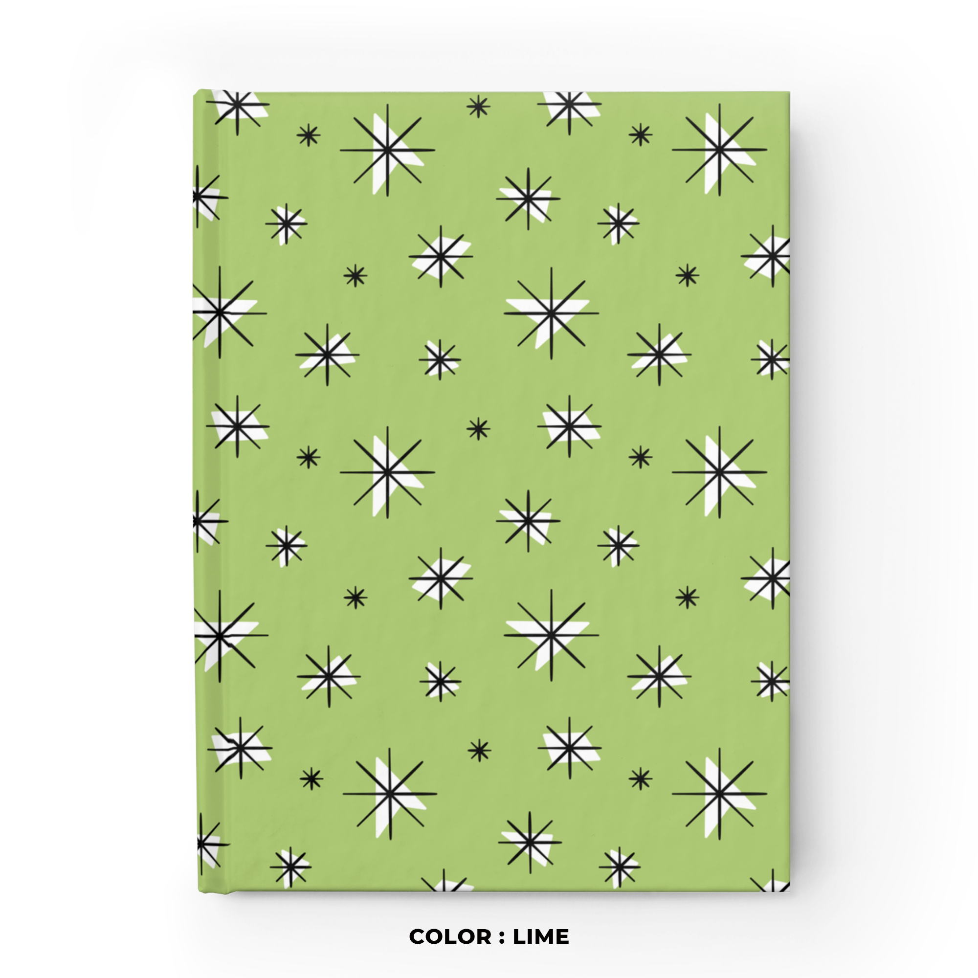 Retro Stars Journal in Lime product thumbnail image Retro Stars Journal in Lime product thumbnail image