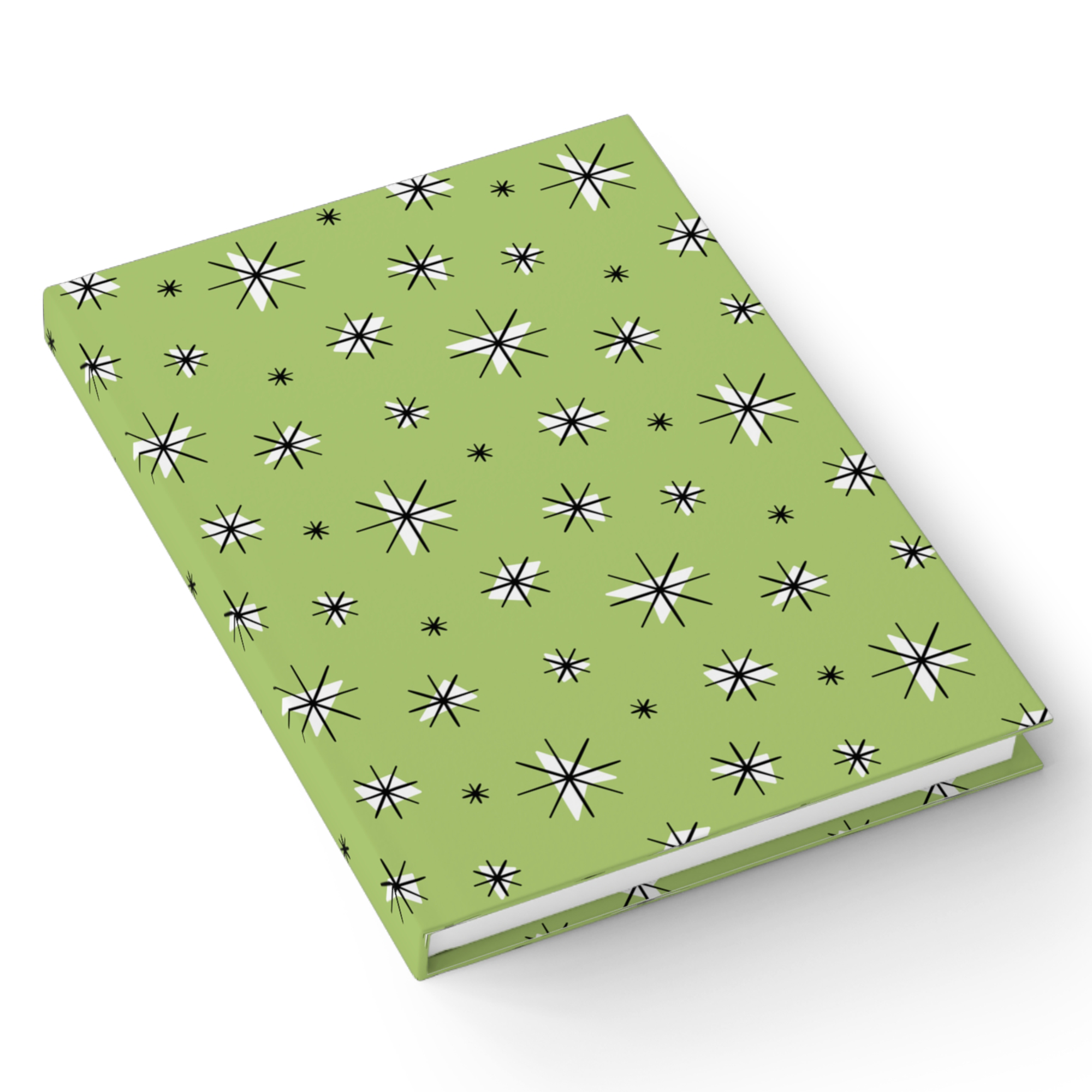 Retro Stars Journal in Lime product thumbnail image Retro Stars Journal in Lime product thumbnail image
