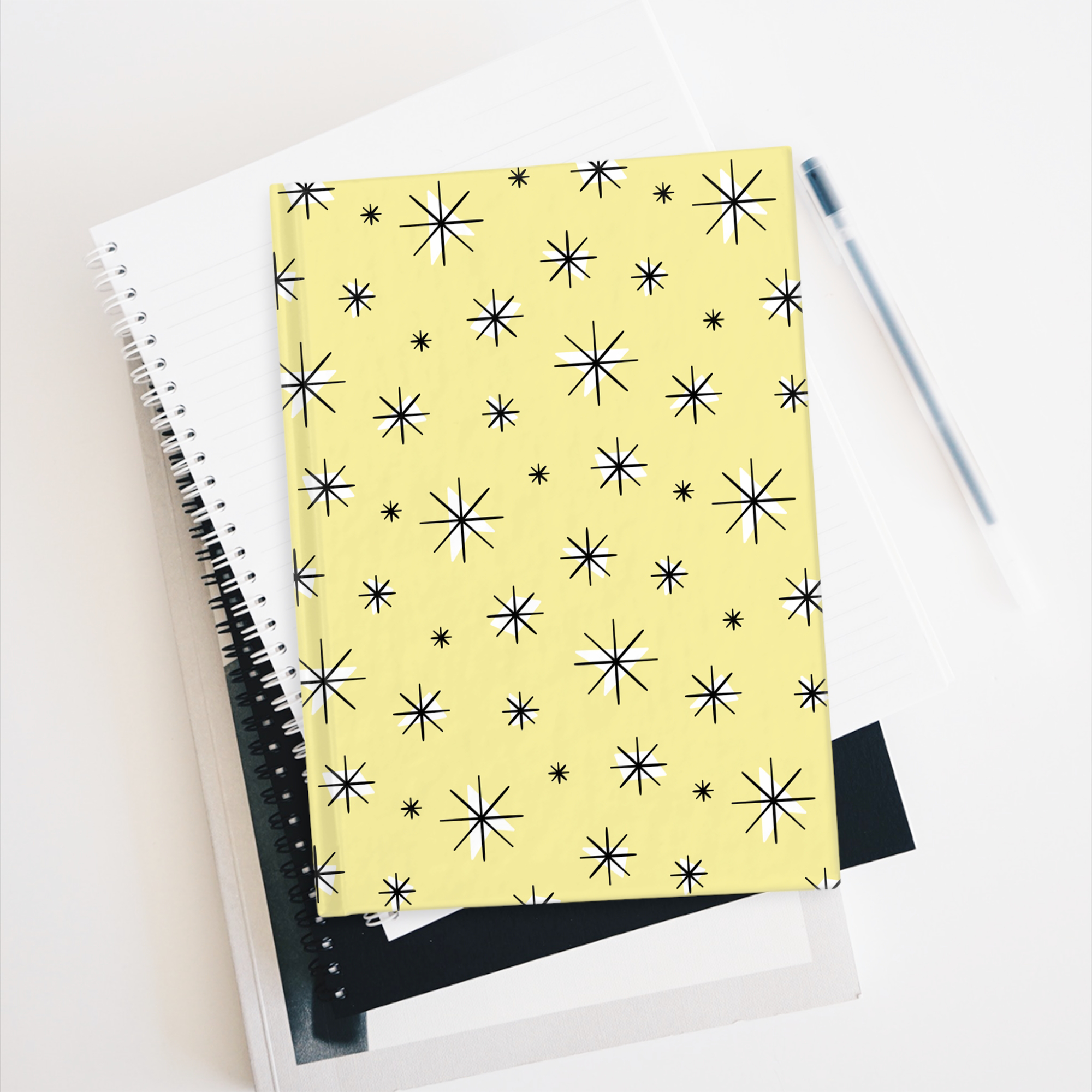 Retro Stars Journal in Lemonade product thumbnail image Retro Stars Journal in Lemonade product thumbnail image